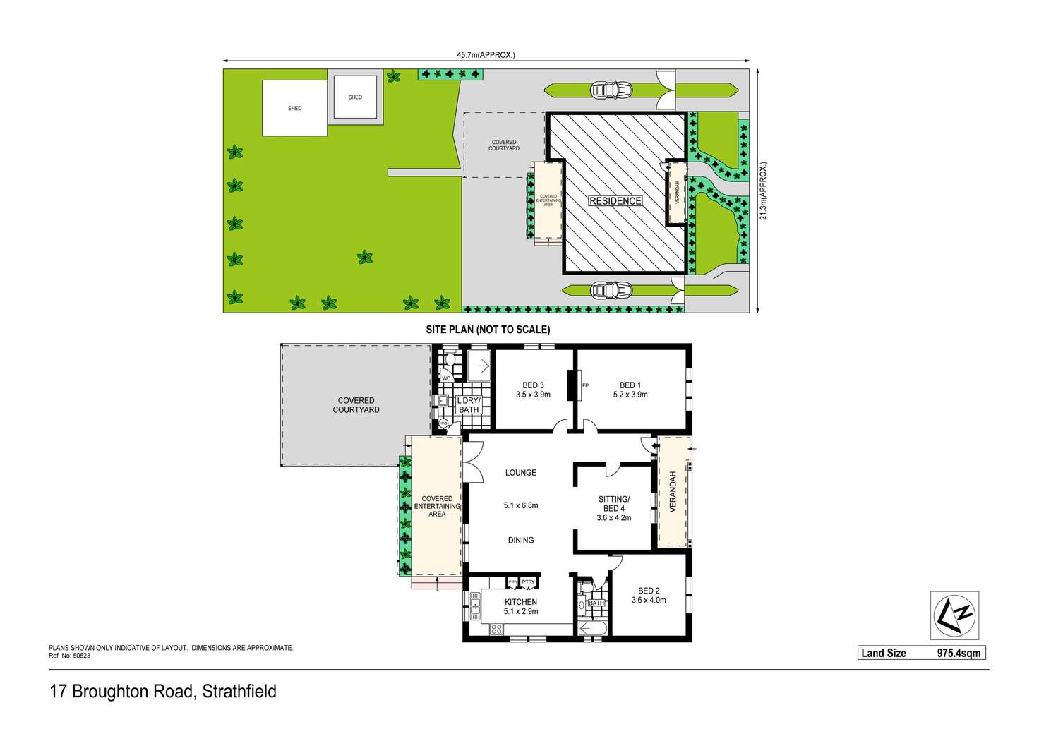 Floorplan of Homely house listing, 17 Broughton Road, Strathfield NSW 2135