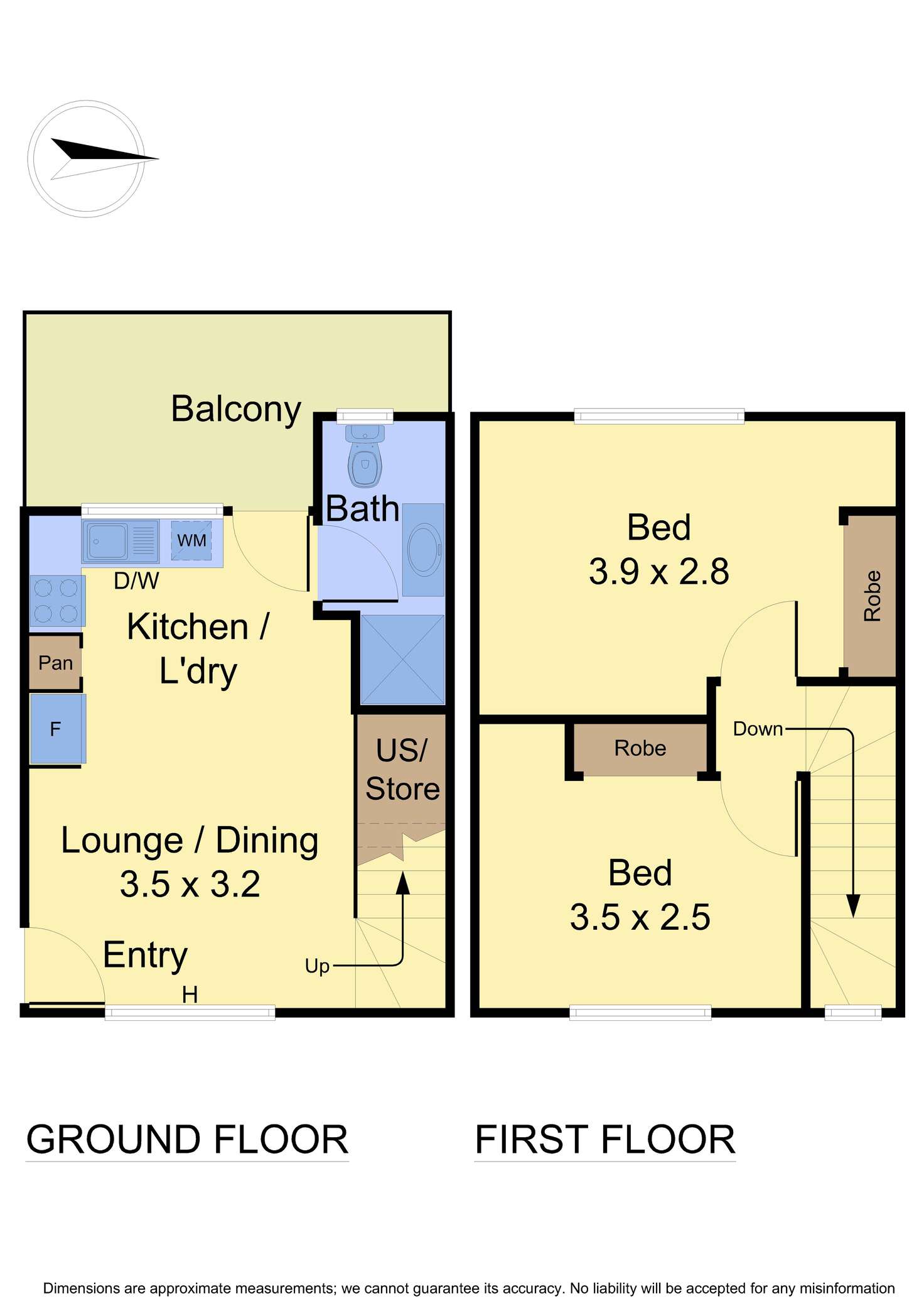 Floorplan of Homely apartment listing, 25 & 46/1251 Plenty Road, Bundoora VIC 3083