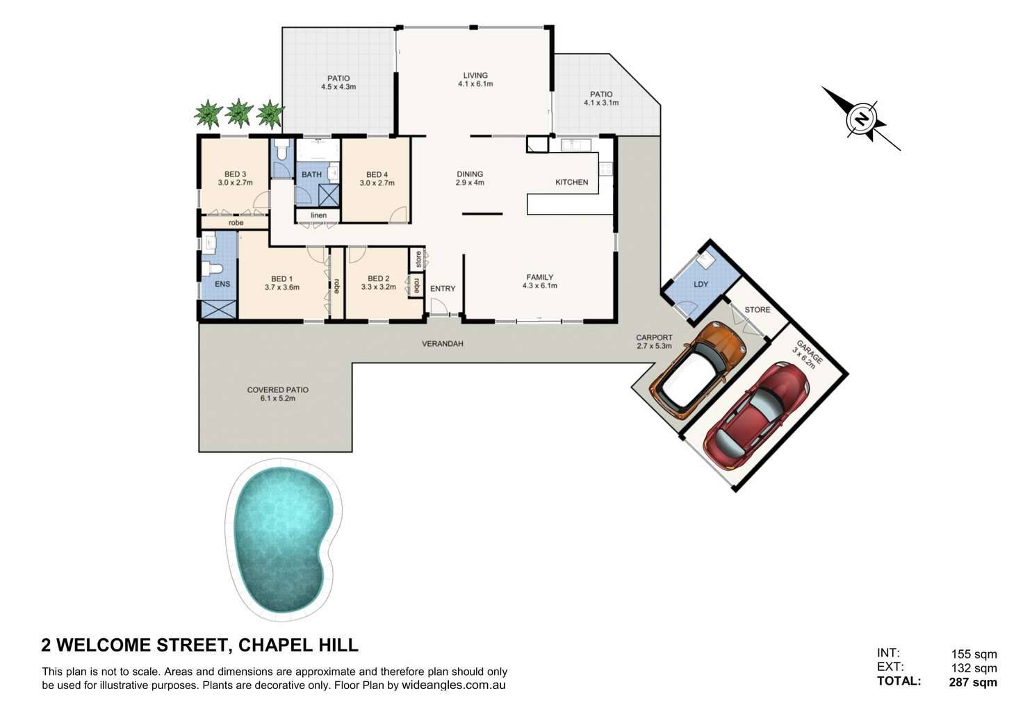 Floorplan of Homely house listing, 2 Welcome Street, Chapel Hill QLD 4069