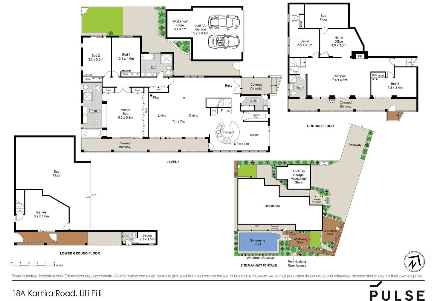 Floorplan of Homely house listing, 18A Kamira Road, Lilli Pilli NSW 2229