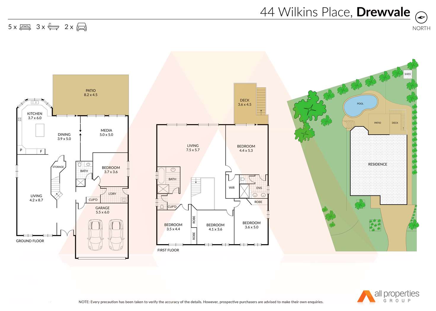 Floorplan of Homely house listing, 44 Wilkins Place, Drewvale QLD 4116