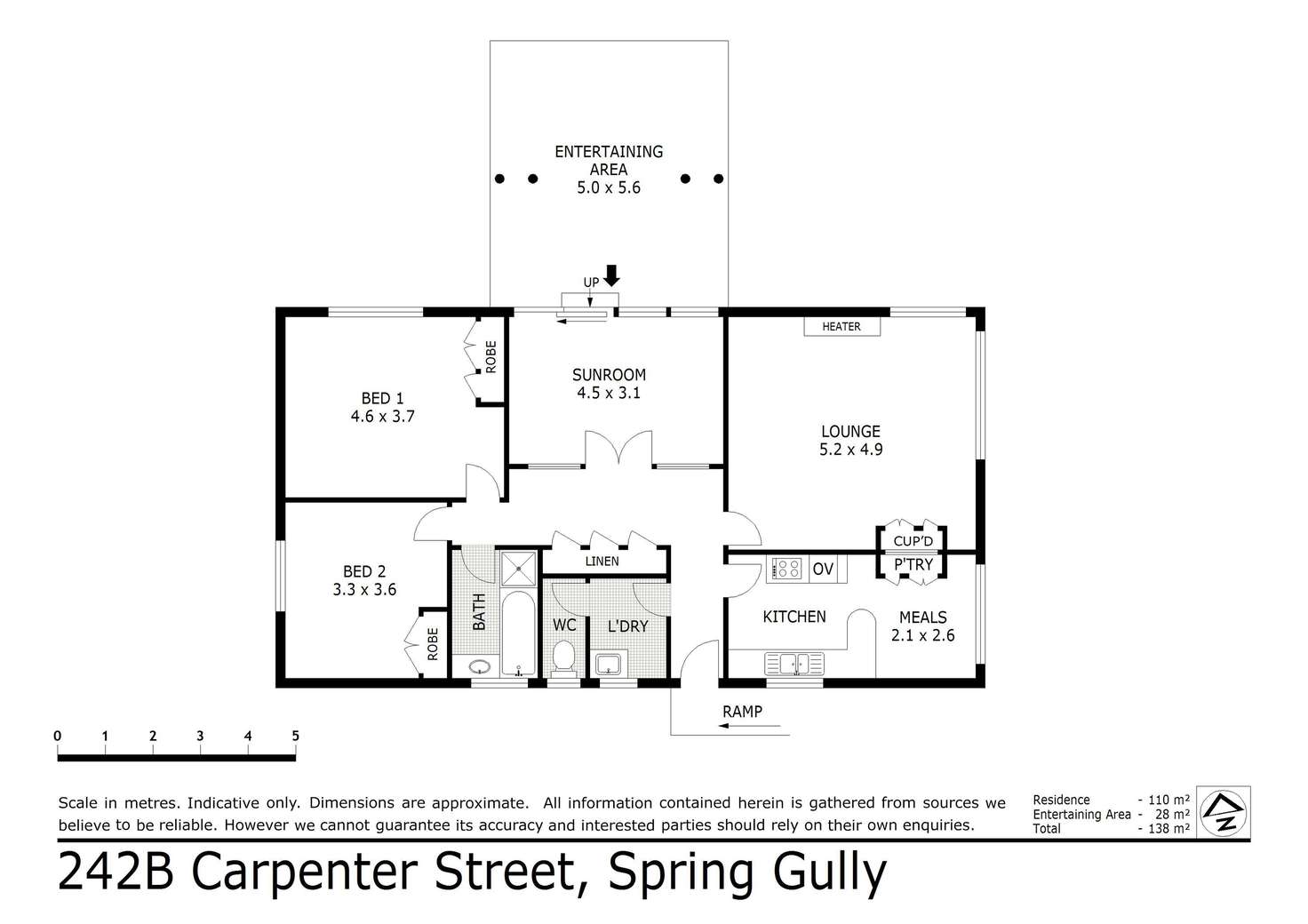 Floorplan of Homely house listing, 242 Carpenter Street South, Spring Gully VIC 3550