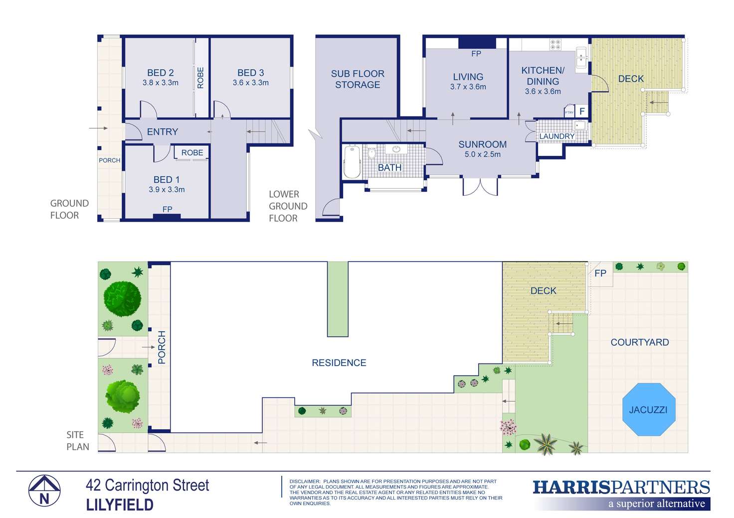 Floorplan of Homely house listing, 42 Carrington Street, Lilyfield NSW 2040