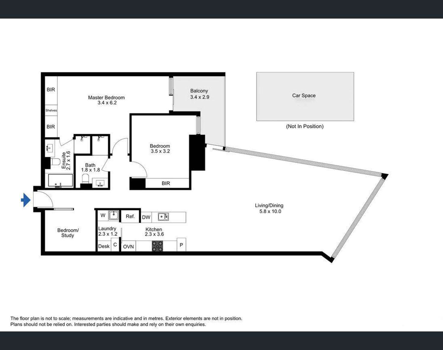 Floorplan of Homely apartment listing, 4202/7 Riverside Quay, Southbank VIC 3006