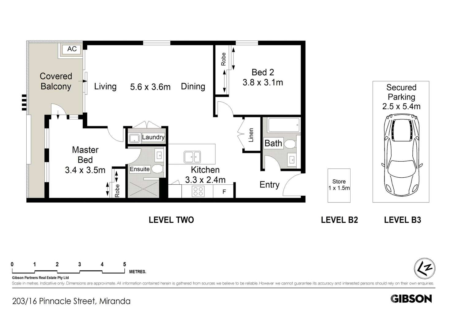 Floorplan of Homely apartment listing, B203/16 Pinnacle Street, Miranda NSW 2228