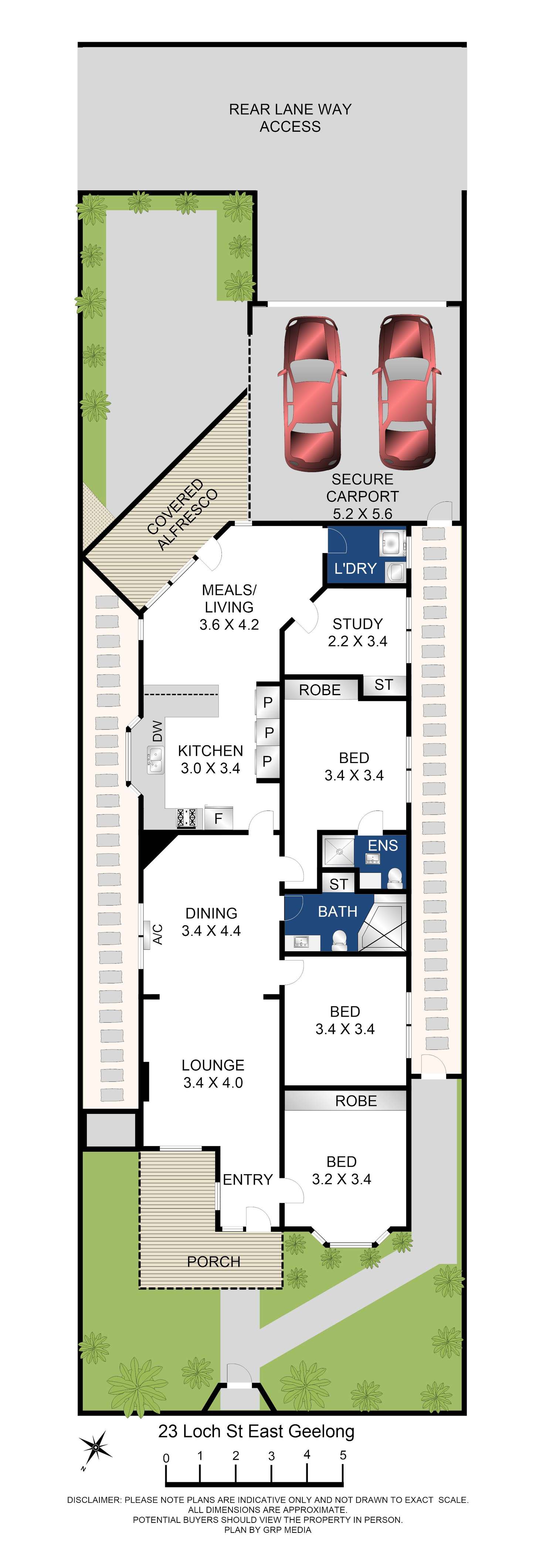 Floorplan of Homely house listing, 23 Loch Street, East Geelong VIC 3219