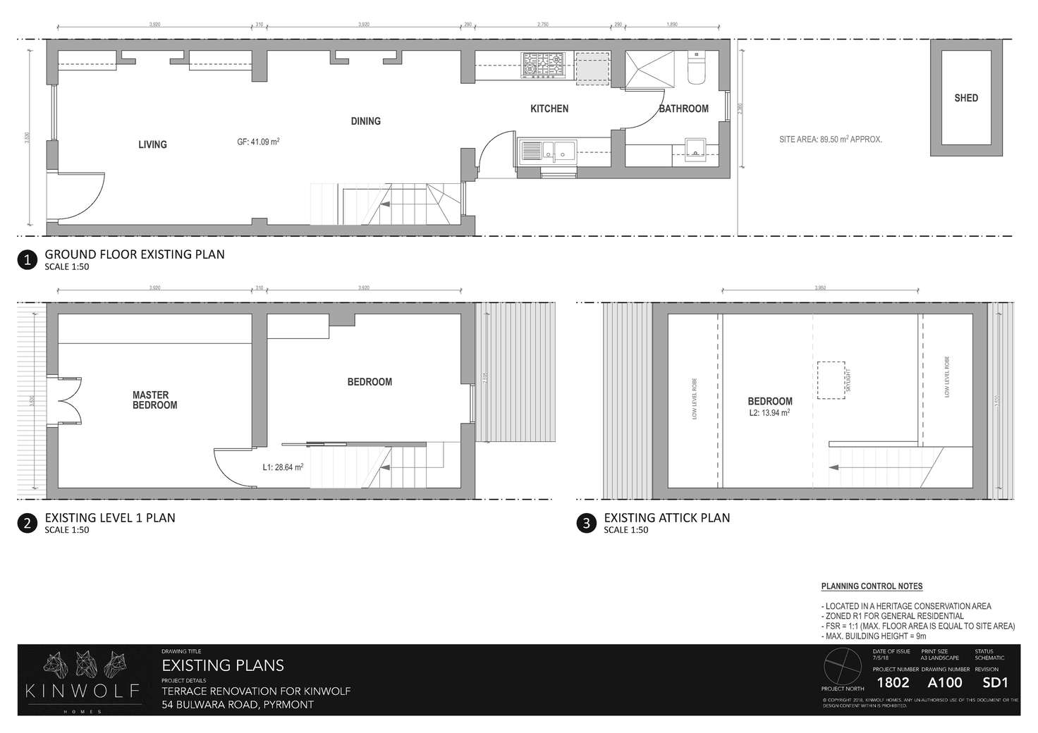 Floorplan of Homely terrace listing, 54 Bulwara Road, Pyrmont NSW 2009