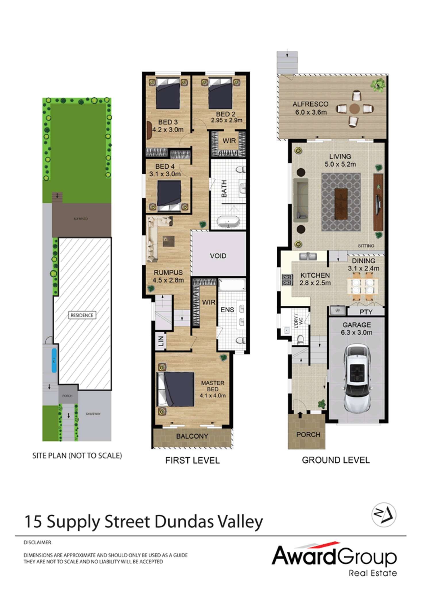 Floorplan of Homely semiDetached listing, 15 Supply Street, Dundas Valley NSW 2117