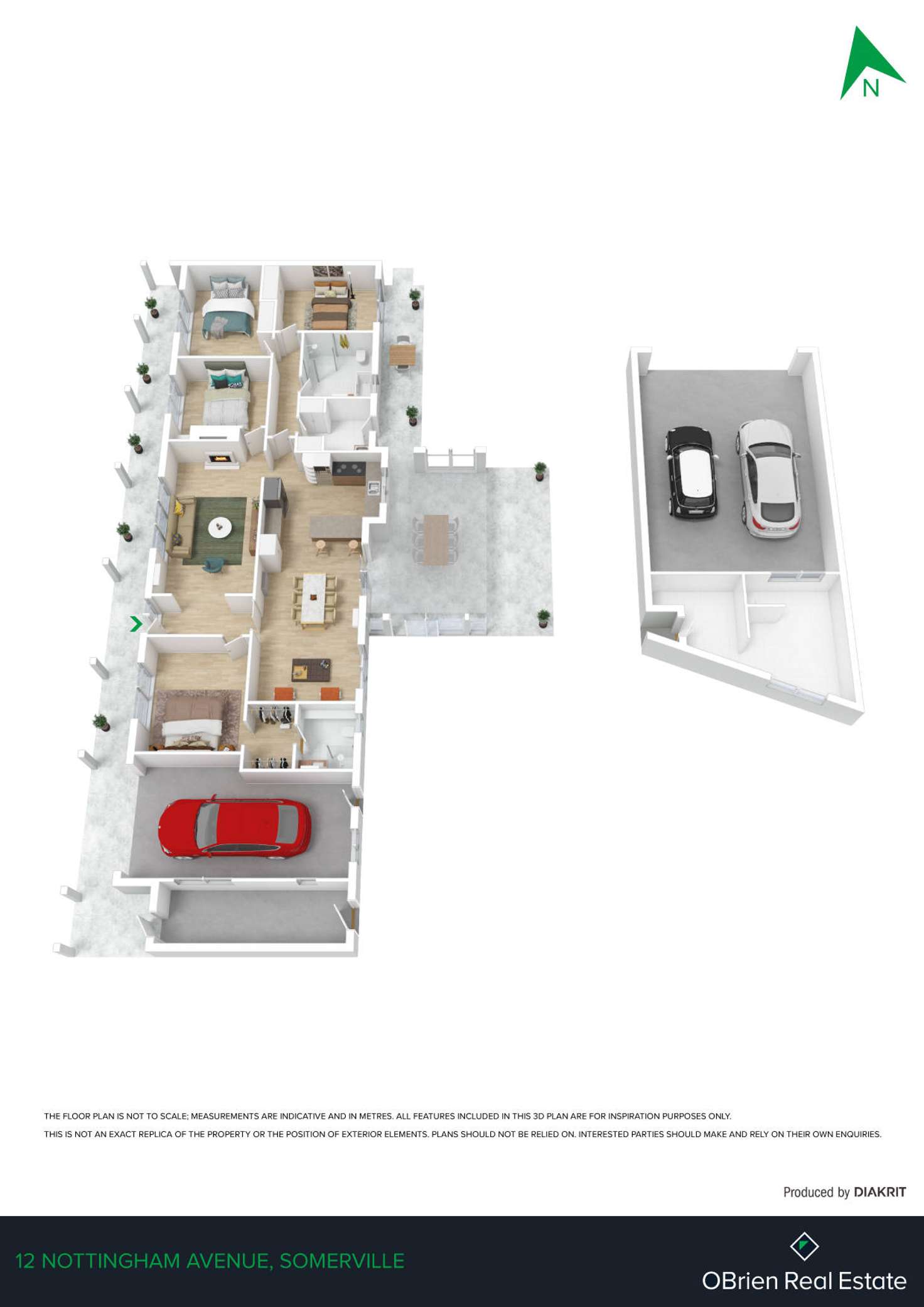 Floorplan of Homely house listing, 12 Nottingham Avenue, Somerville VIC 3912