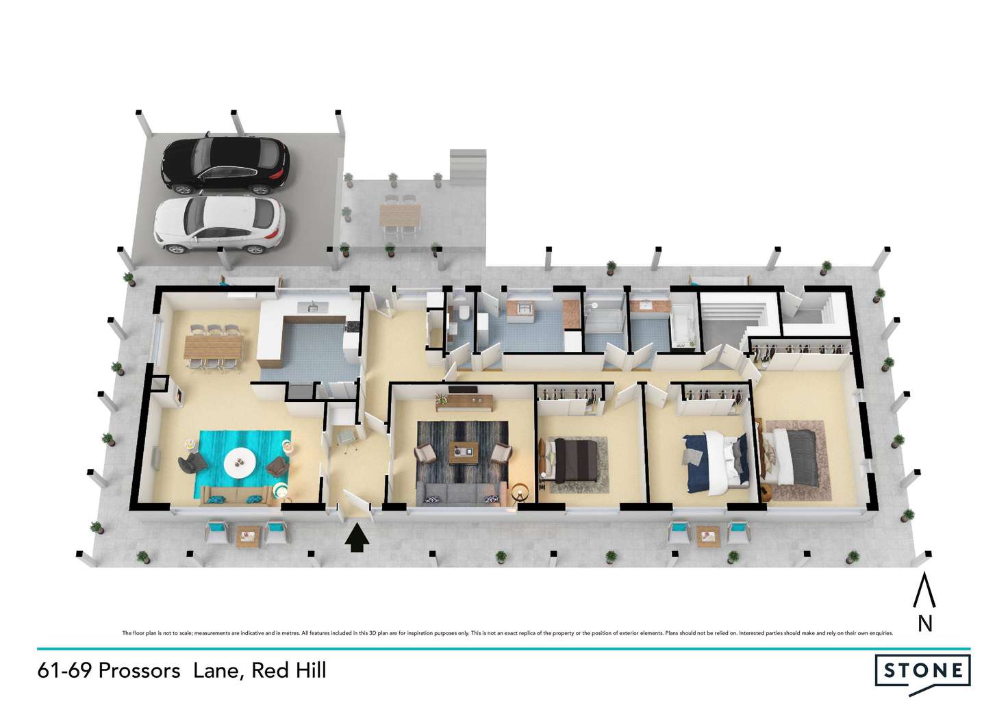 Floorplan of Homely acreageSemiRural listing, 61-69 Prossors Lane, Red Hill VIC 3937