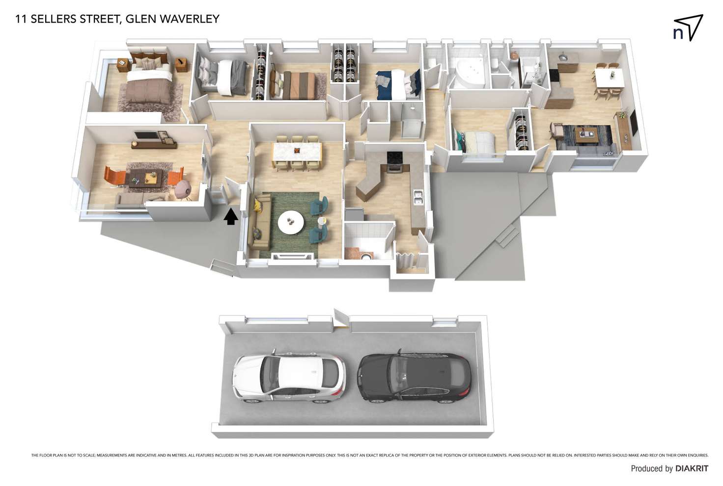 Floorplan of Homely house listing, 11 Sellers Street, Glen Waverley VIC 3150