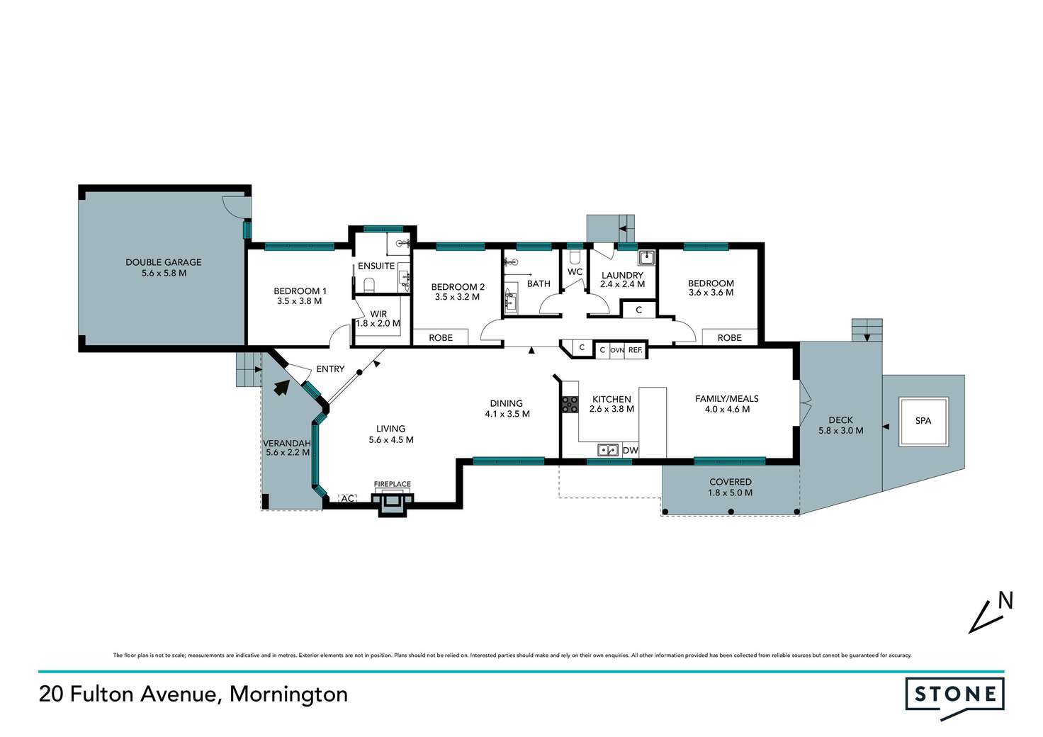 Floorplan of Homely house listing, 20 Fulton Avenue, Mornington VIC 3931