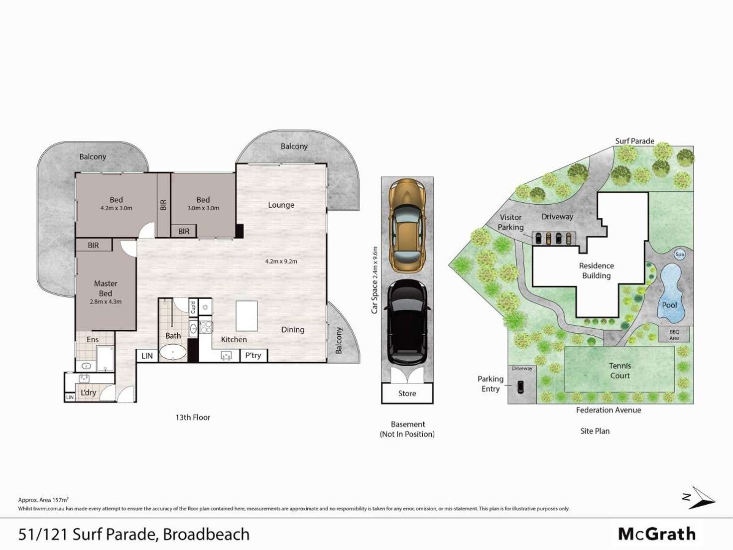 Floorplan of Homely apartment listing, 51/121 'Capricornia' Surf Parade, Broadbeach QLD 4218