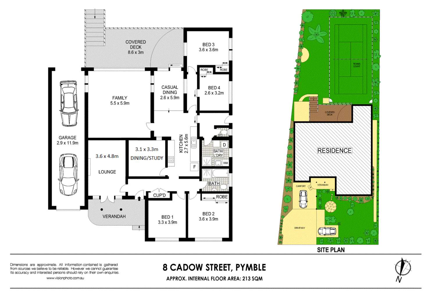 Floorplan of Homely house listing, 8 Cadow Street, Pymble NSW 2073