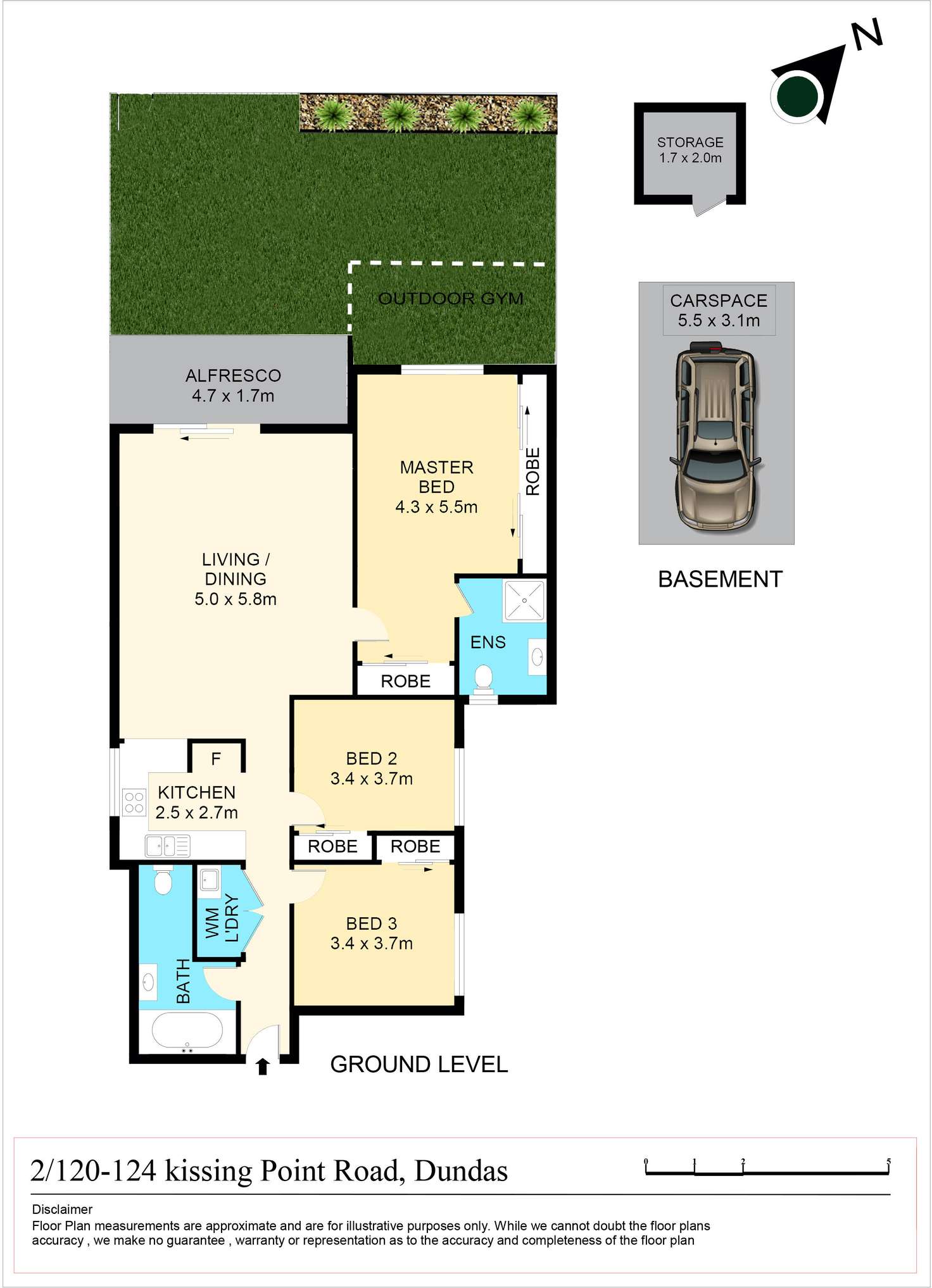 Floorplan of Homely apartment listing, 2/124 Kissing Point Road, Dundas NSW 2117