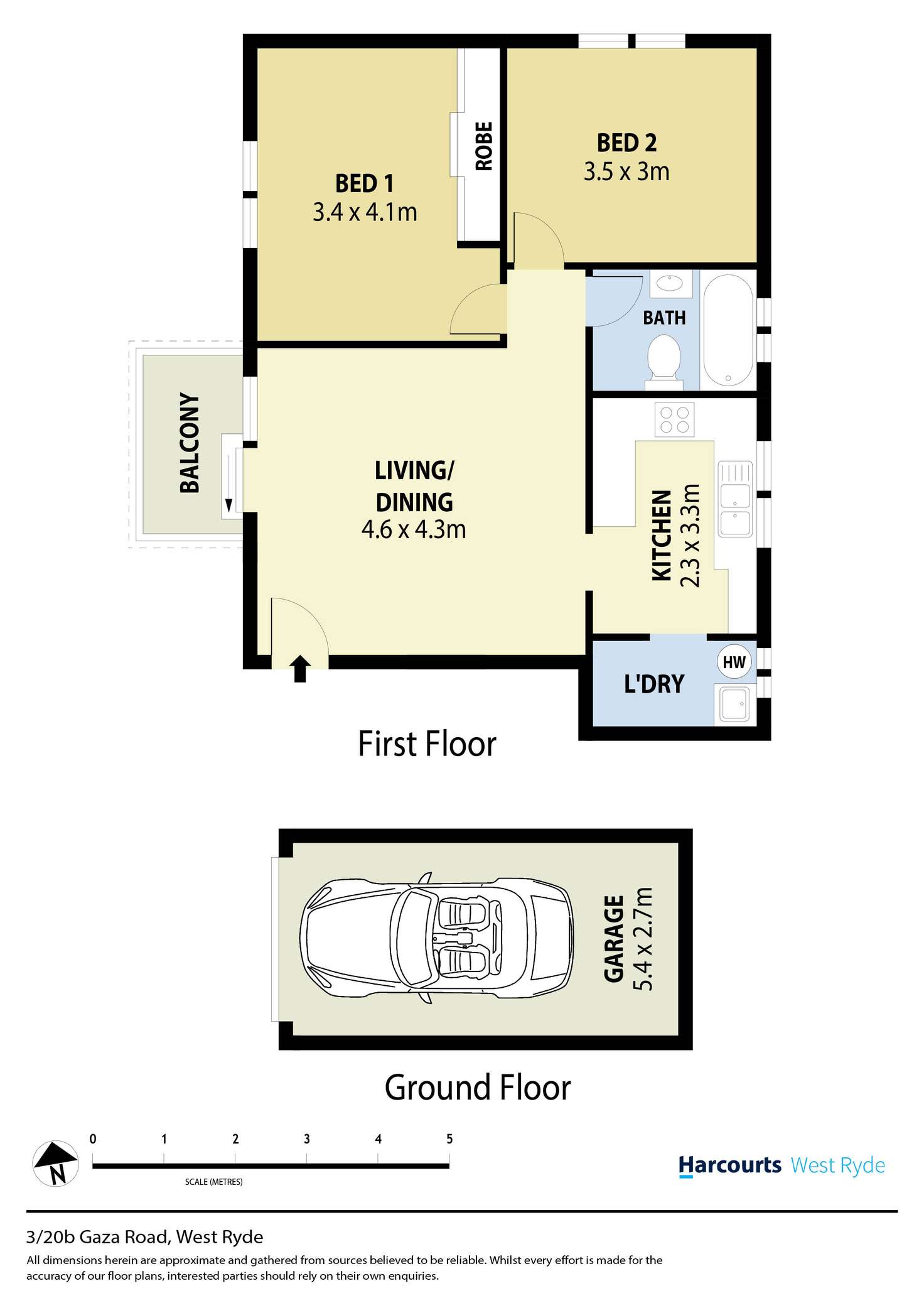 Floorplan of Homely unit listing, 3/20B Gaza Road, West Ryde NSW 2114