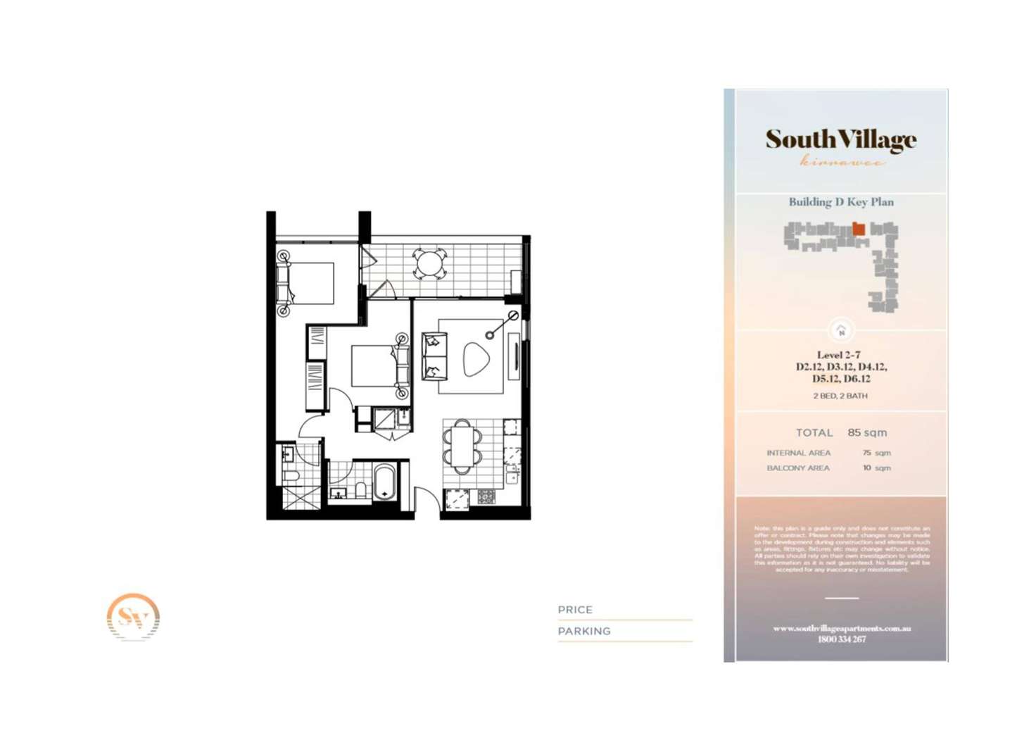 Floorplan of Homely apartment listing, 512/10 Village Place, Kirrawee NSW 2232