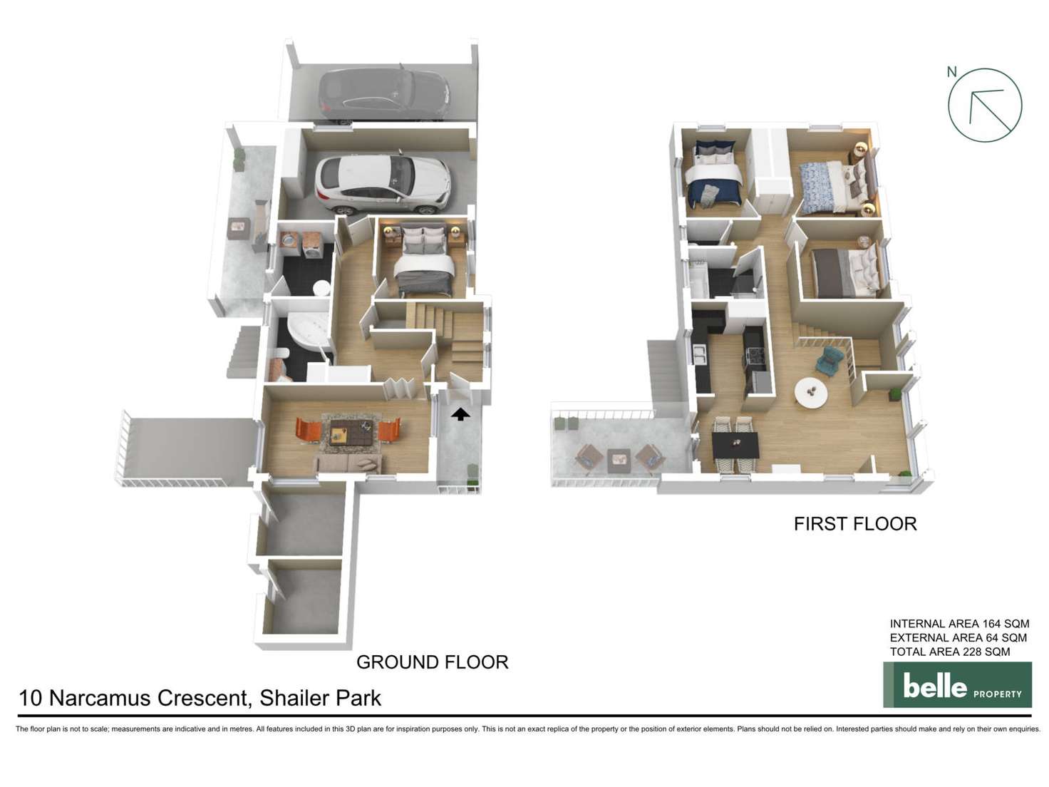 Floorplan of Homely house listing, 10 Narcamus Crescent, Shailer Park QLD 4128