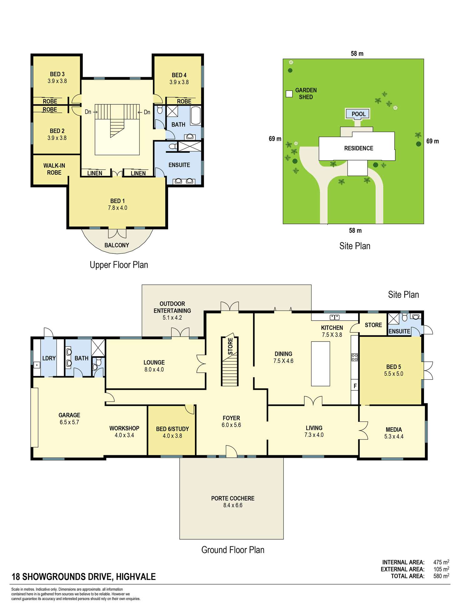 Floorplan of Homely house listing, 18 Showgrounds Drive, Highvale QLD 4520