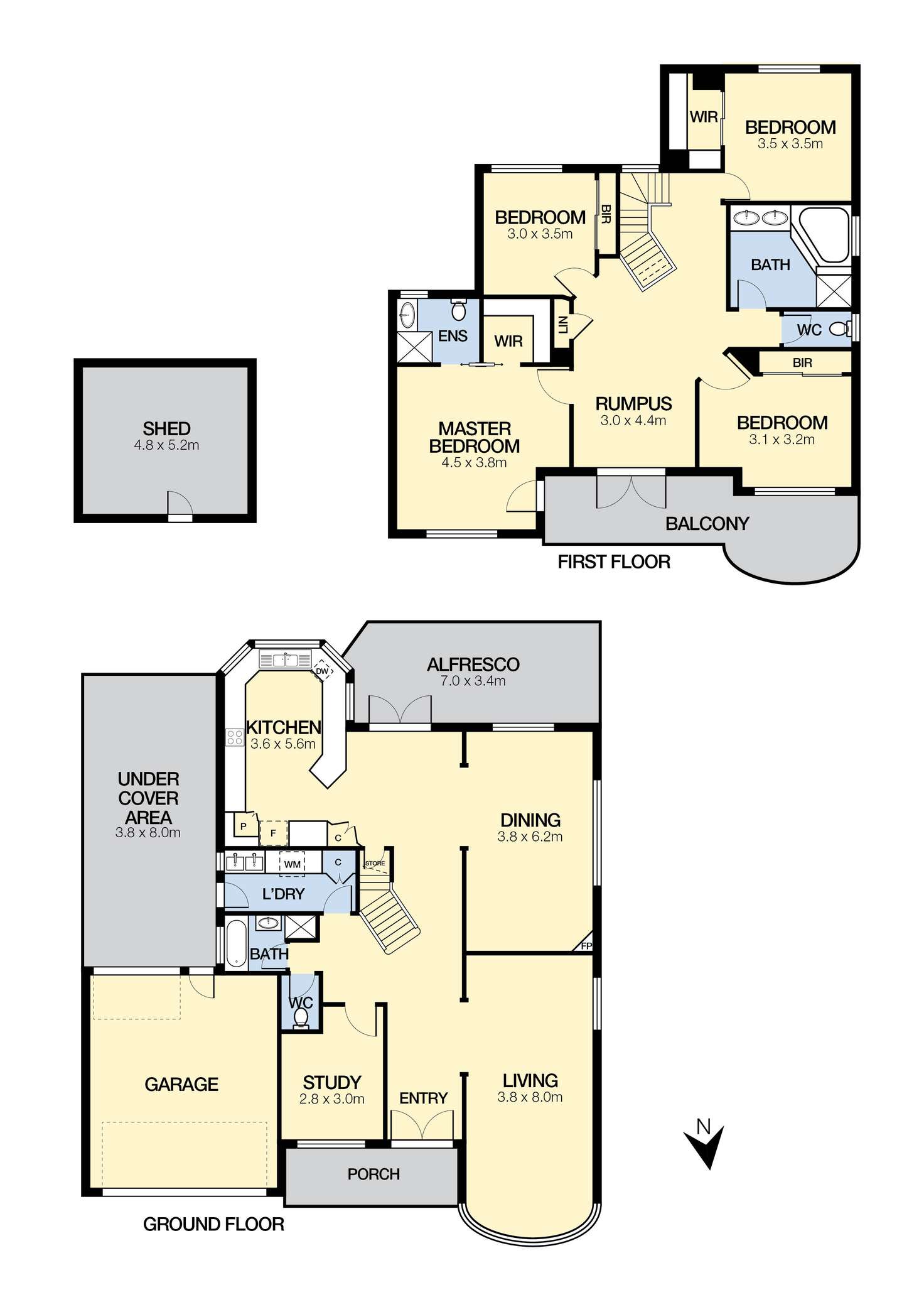 Floorplan of Homely house listing, 19 Tudor Rose Crescent, Sydenham VIC 3037