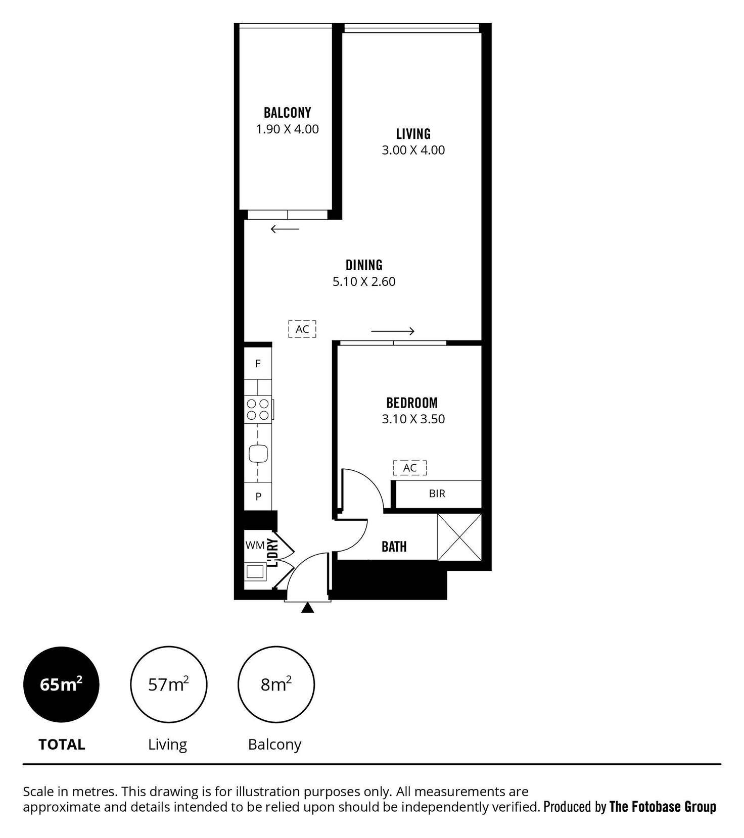 Floorplan of Homely apartment listing, 1218/160 Grote Street, Adelaide SA 5000