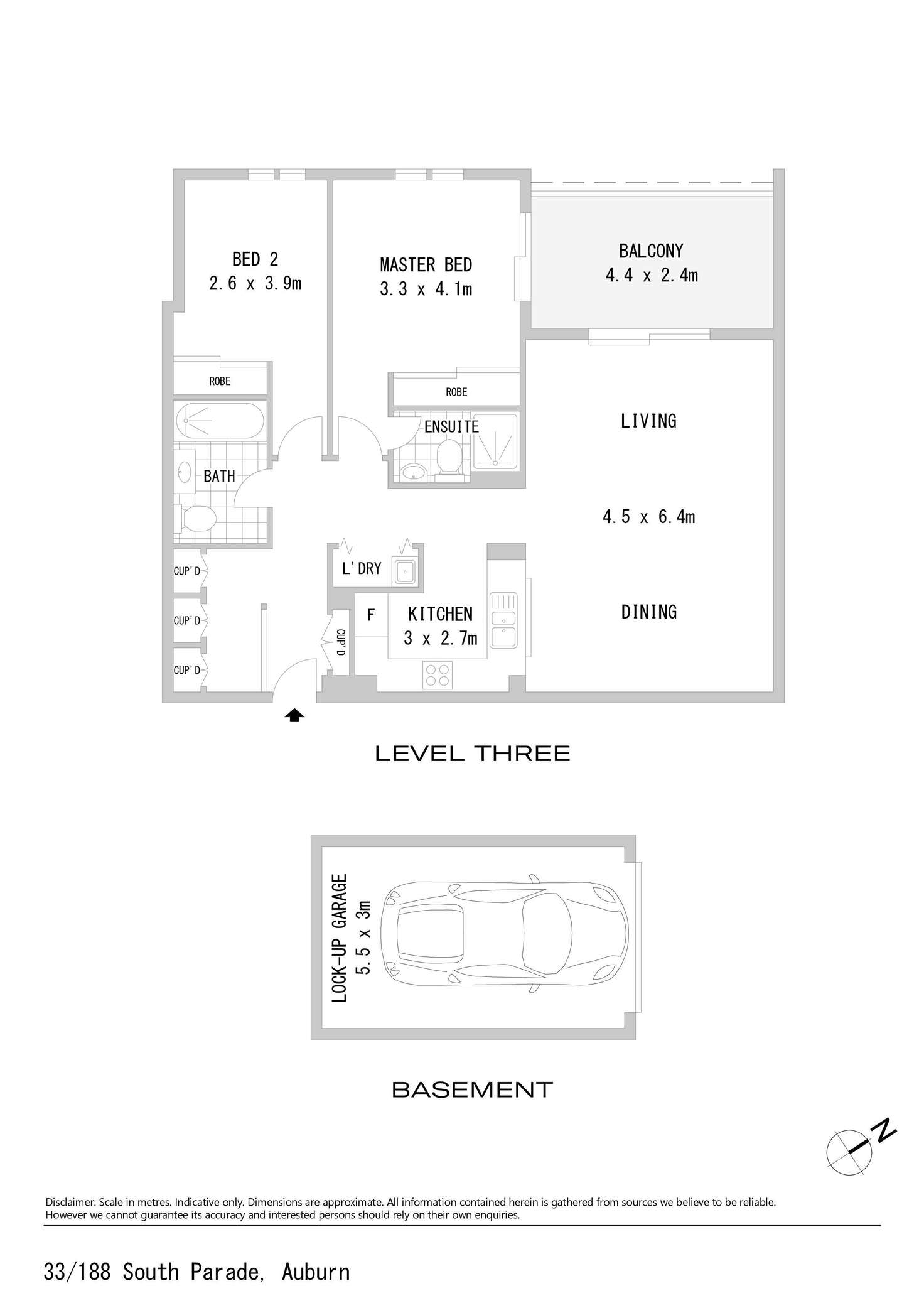 Floorplan of Homely apartment listing, 33/188 South Parade, Auburn NSW 2144