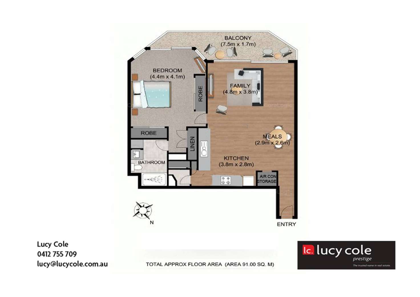 Floorplan of Homely apartment listing, 59/5 Admiralty Drive, Paradise Waters QLD 4217