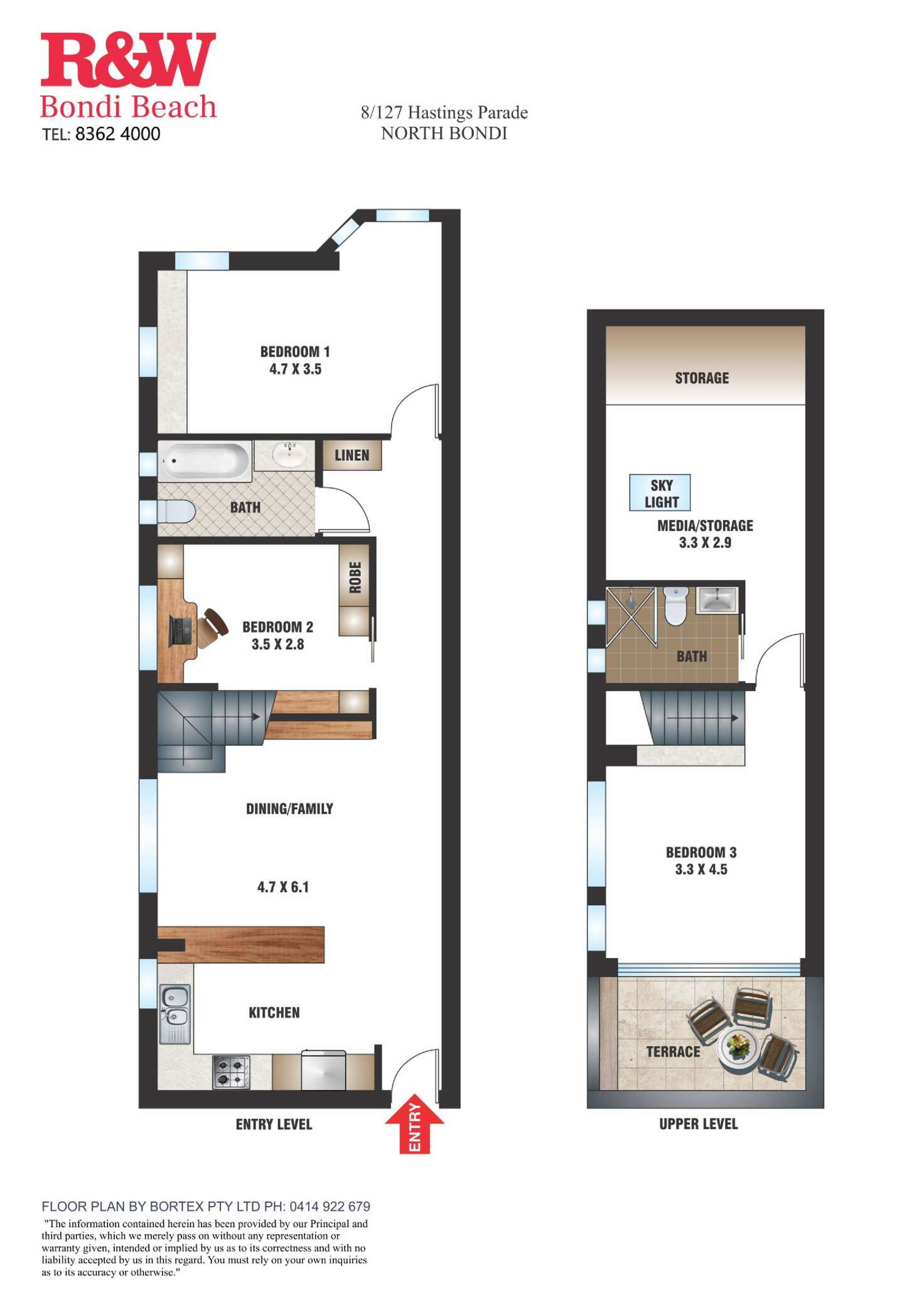 Floorplan of Homely apartment listing, 8/127 Hastings Parade, North Bondi NSW 2026