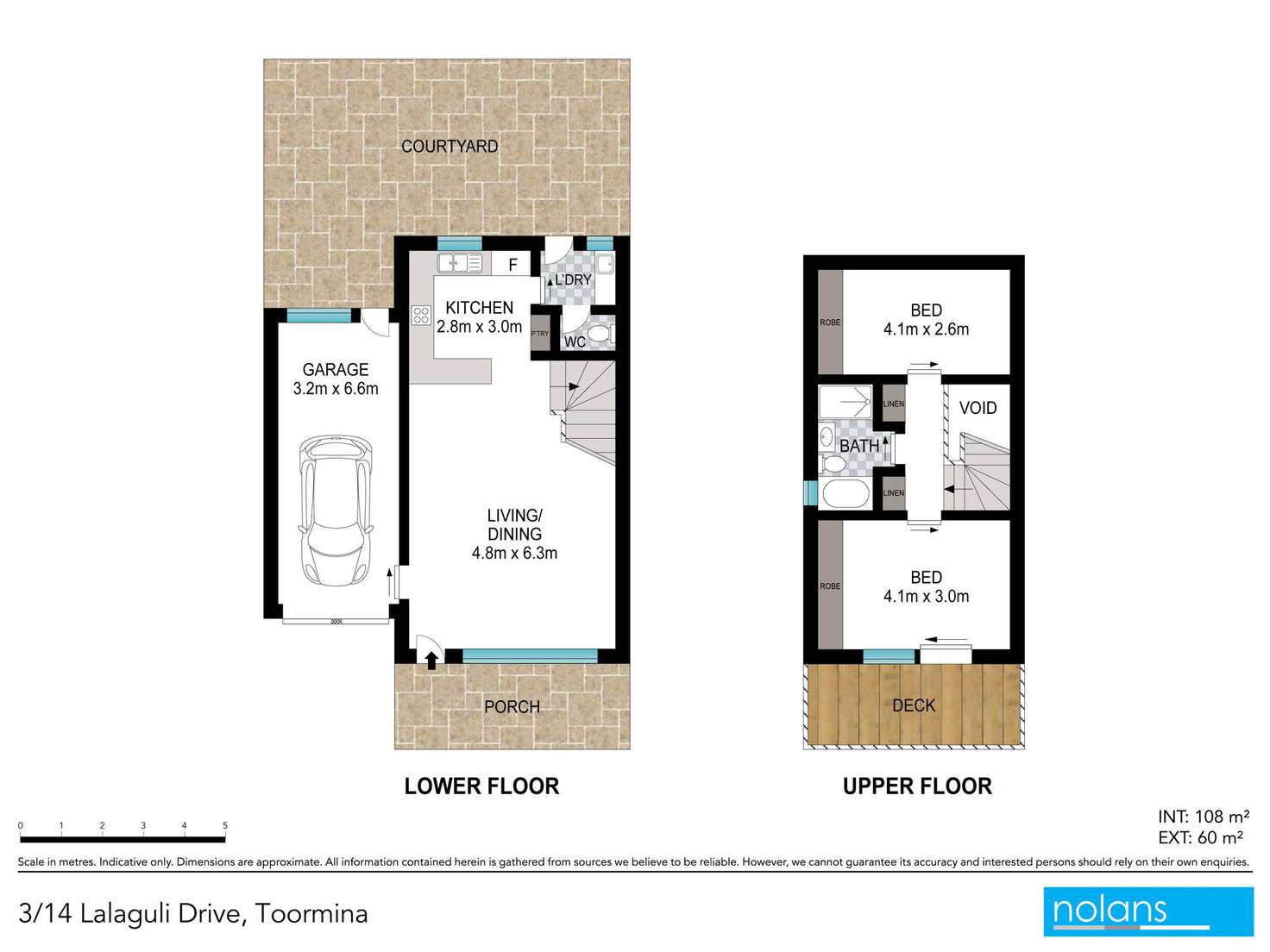 Floorplan of Homely townhouse listing, 3/14 Lalaguli Drive, Toormina NSW 2452