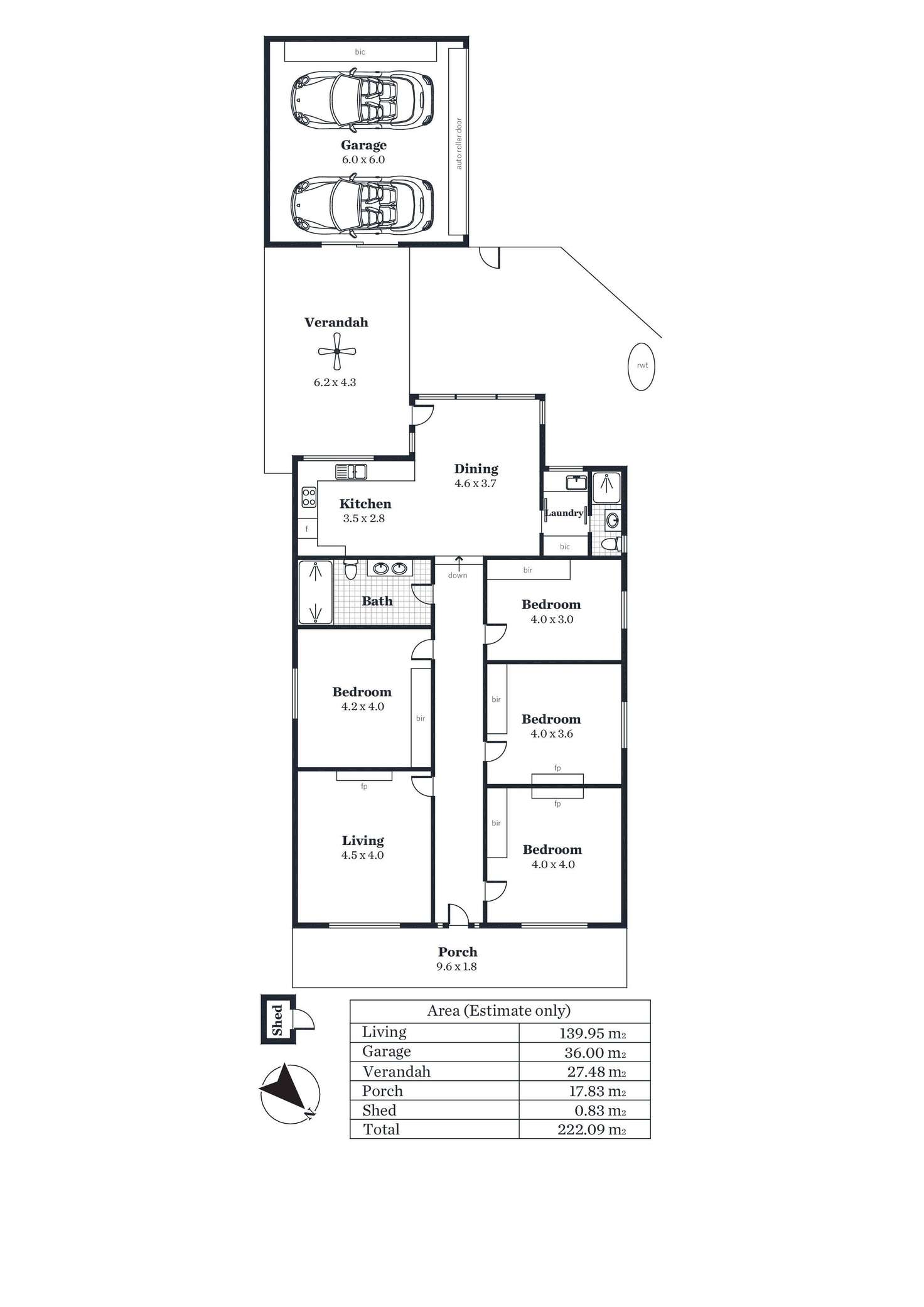 Floorplan of Homely house listing, 4 Eaton Street, Cumberland Park SA 5041