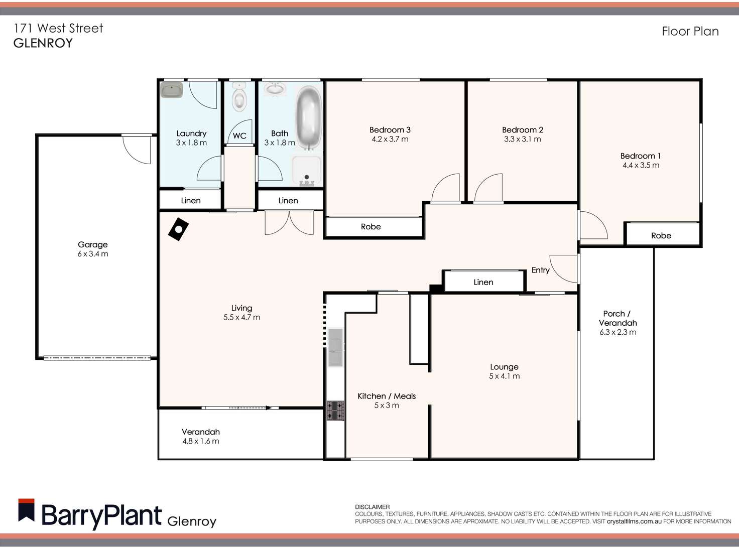 Floorplan of Homely house listing, 171 West Street, Glenroy VIC 3046