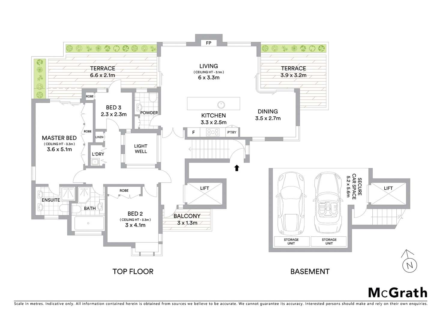 Floorplan of Homely apartment listing, 3/25 Rowland Avenue, Tamarama NSW 2026