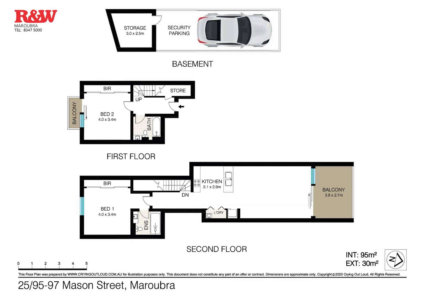 Floorplan of Homely apartment listing, 25/95-97 Mason Street, Maroubra NSW 2035