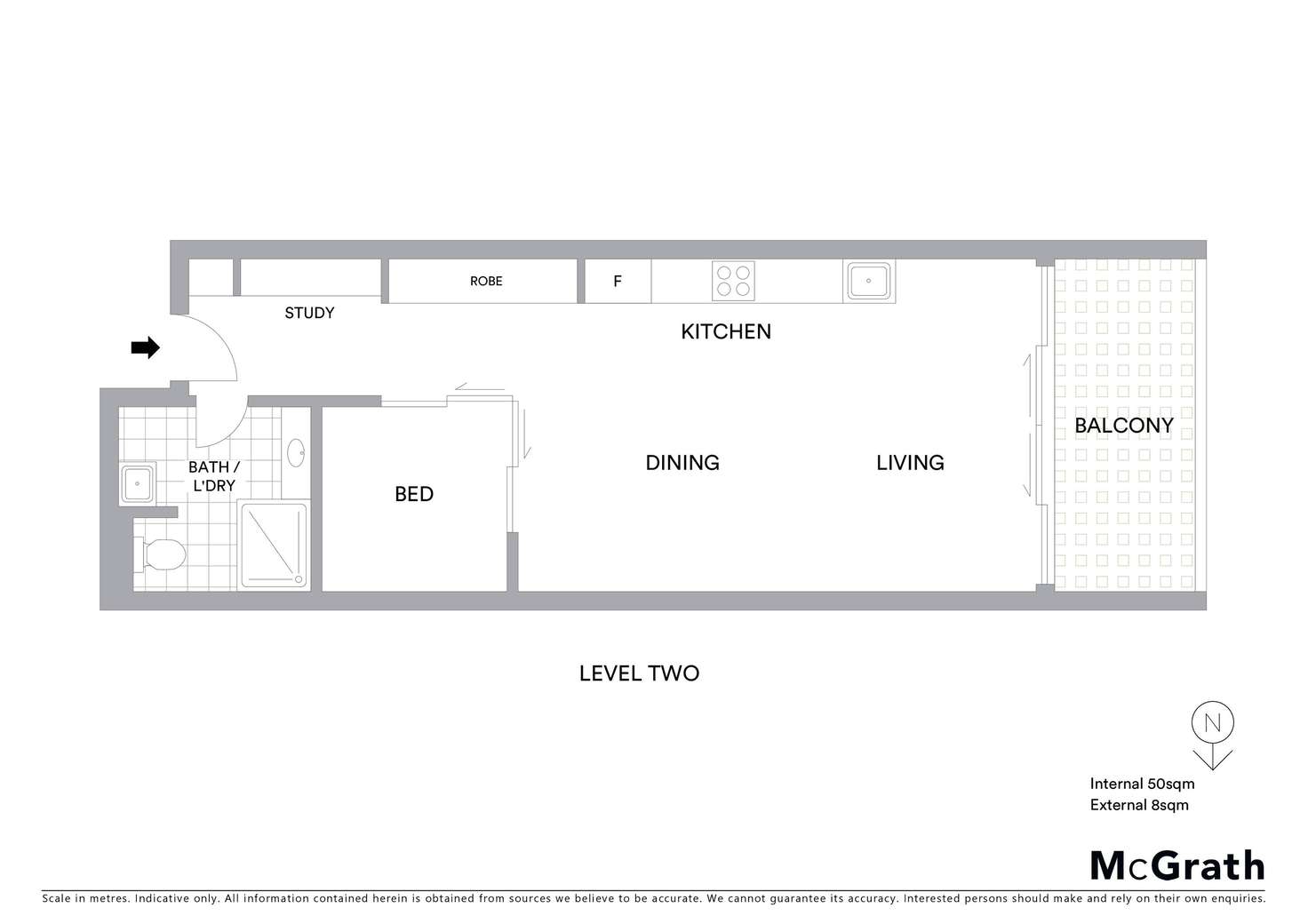 Floorplan of Homely apartment listing, 208/398 Middleborough Road, Blackburn VIC 3130