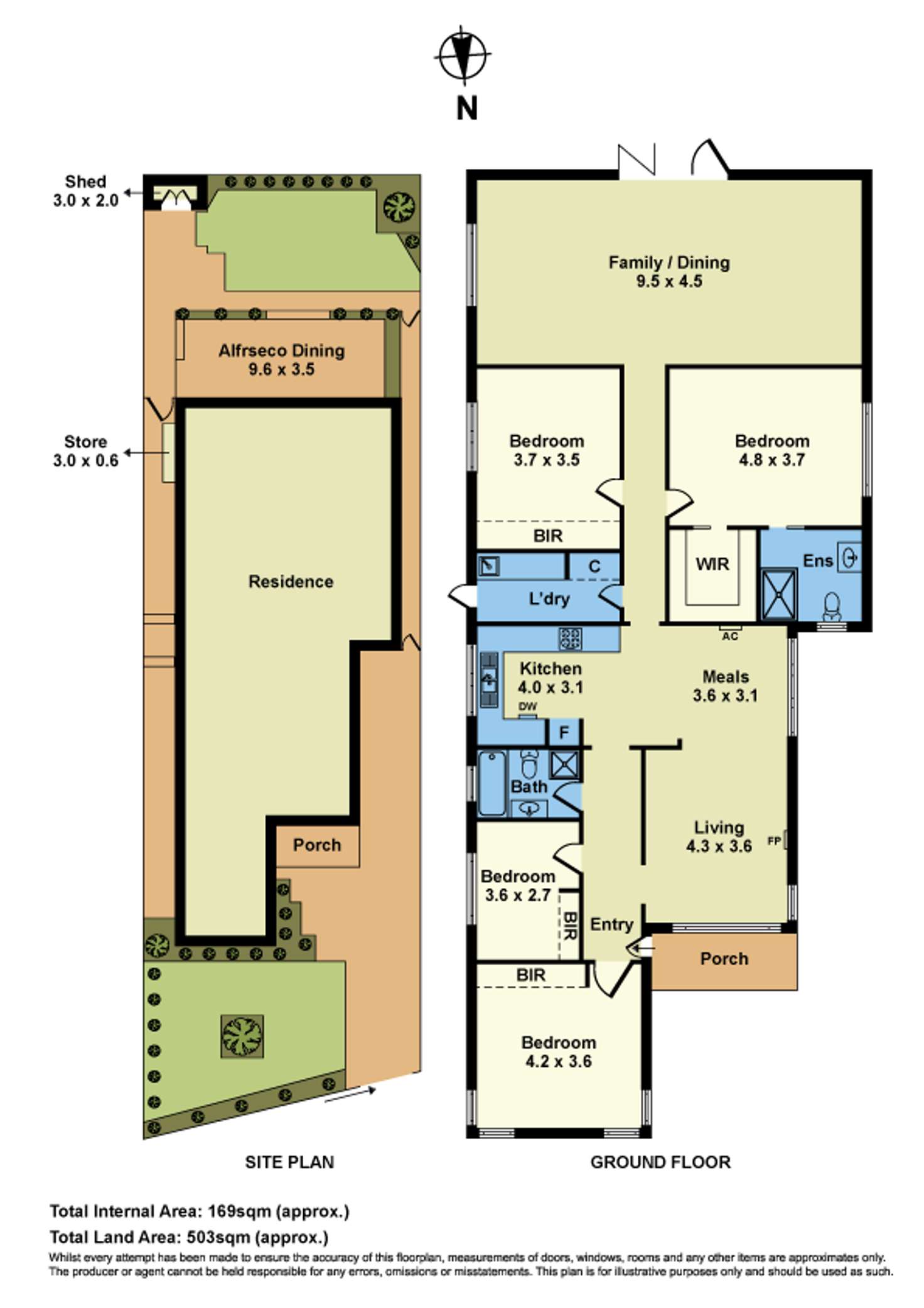 Floorplan of Homely house listing, 21 Kidman Street, Yarraville VIC 3013