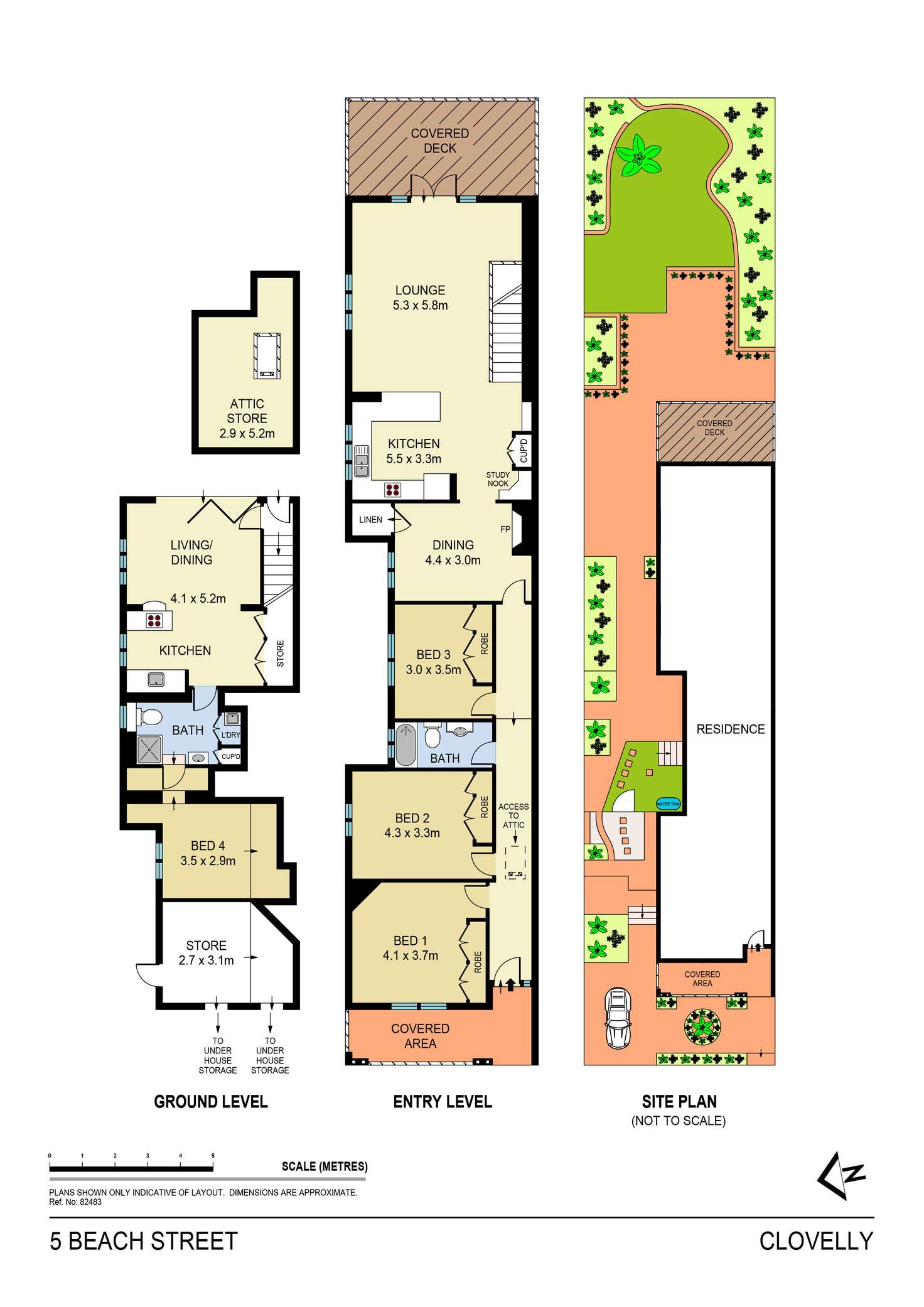 Floorplan of Homely house listing, 5 Beach Street, Clovelly NSW 2031