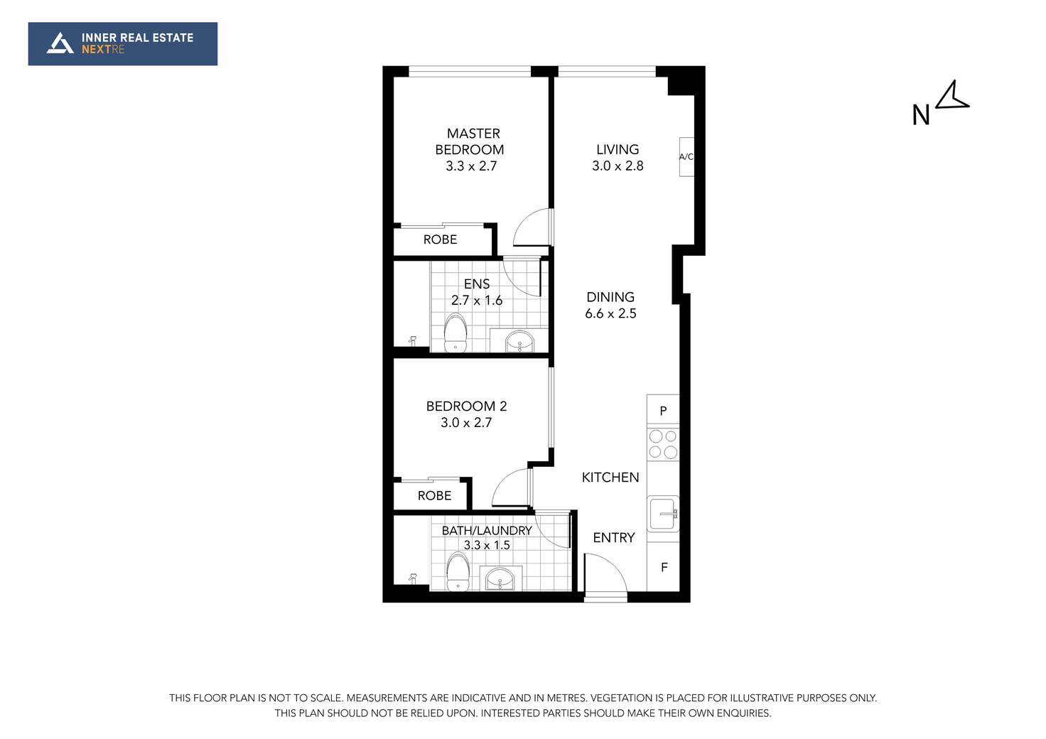 Floorplan of Homely apartment listing, 202/8 Sutherland Street, Melbourne VIC 3000