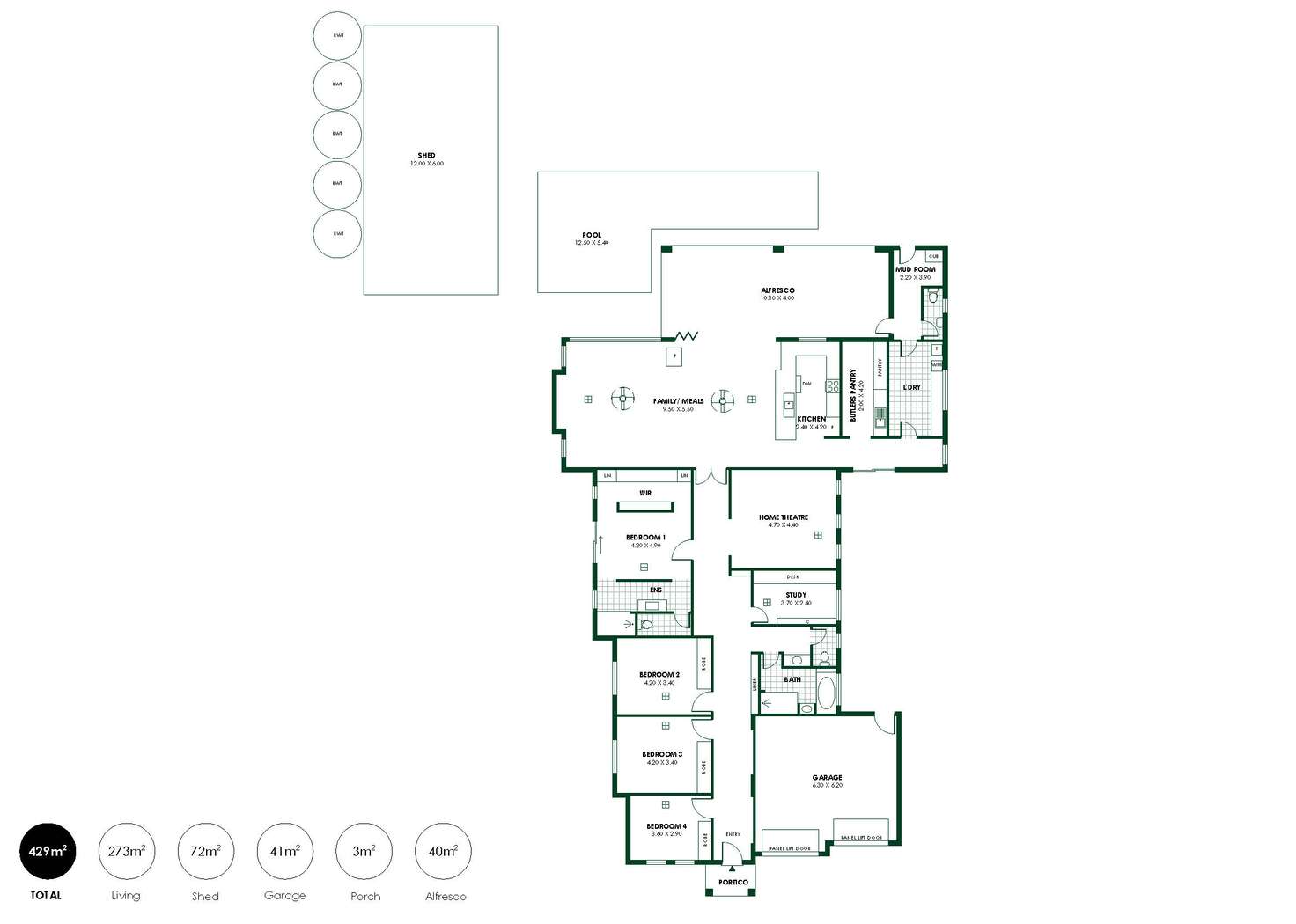 Floorplan of Homely house listing, 122 Gum Tree Drive, Littlehampton SA 5250