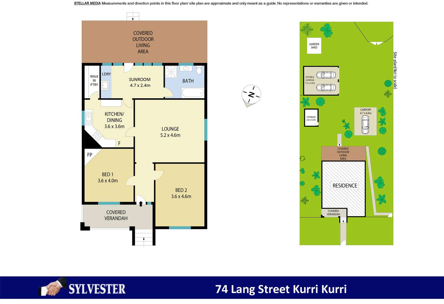 Floorplan of Homely house listing, 74 Lang Street, Kurri Kurri NSW 2327