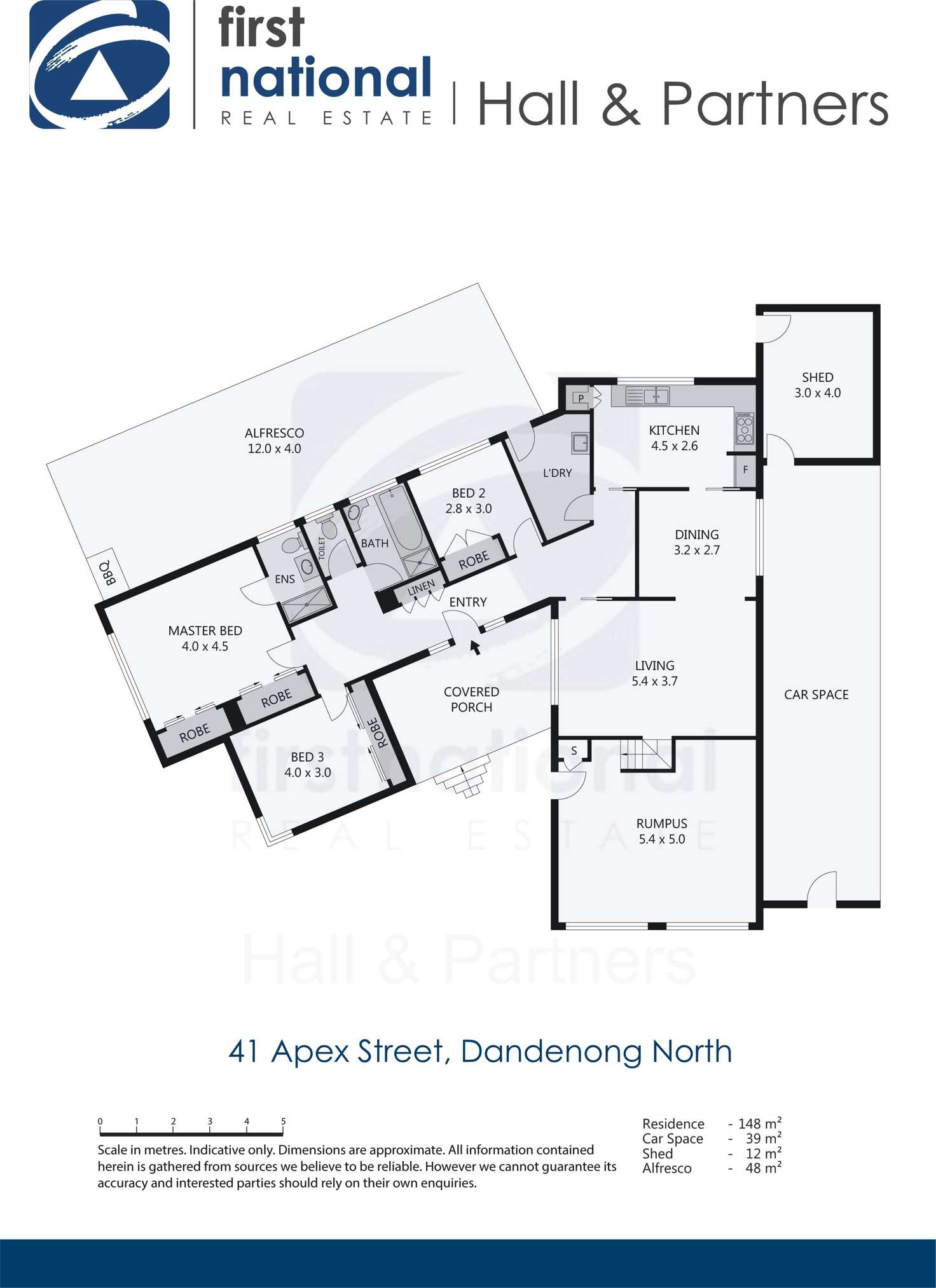 Floorplan of Homely house listing, 41 Apex Street, Dandenong North VIC 3175