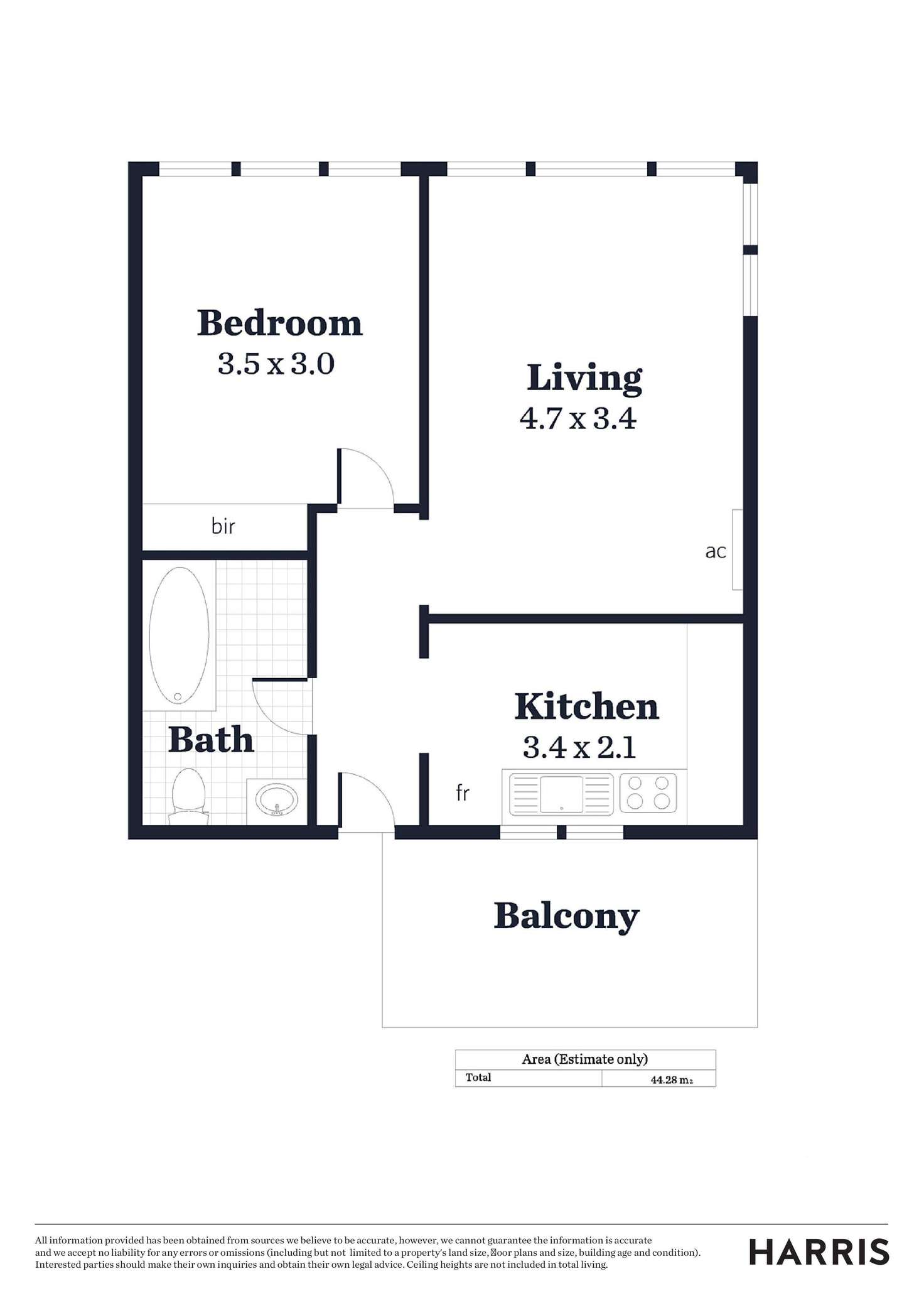 Floorplan of Homely unit listing, 7/7 Vine Lane, Glen Osmond SA 5064