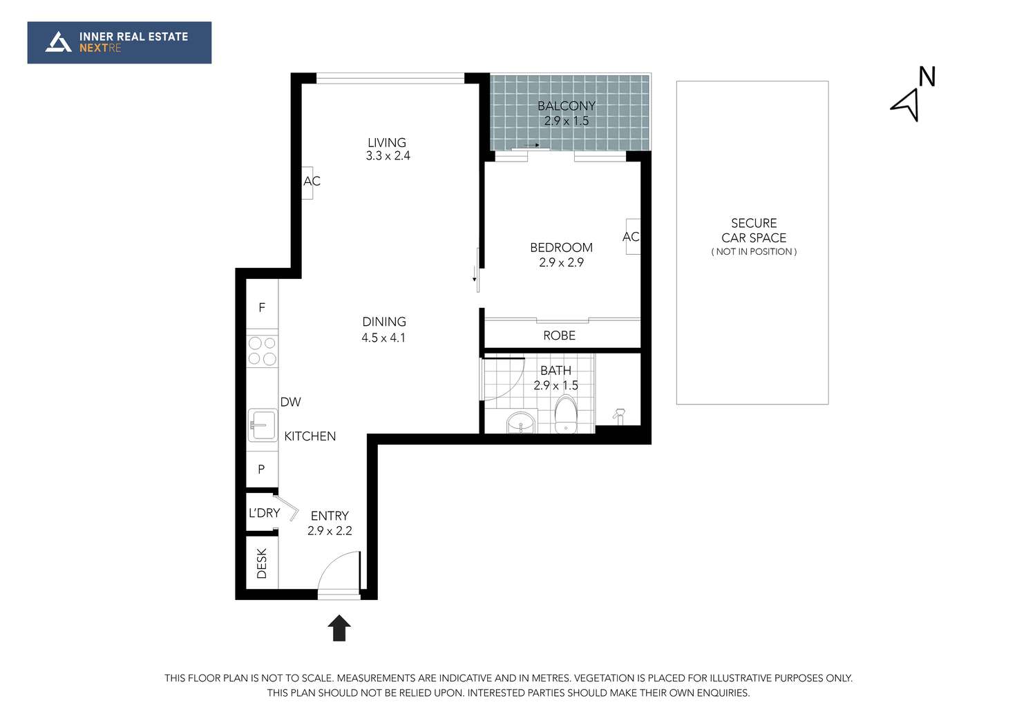 Floorplan of Homely apartment listing, 1312/568 St Kilda Road, Melbourne VIC 3004