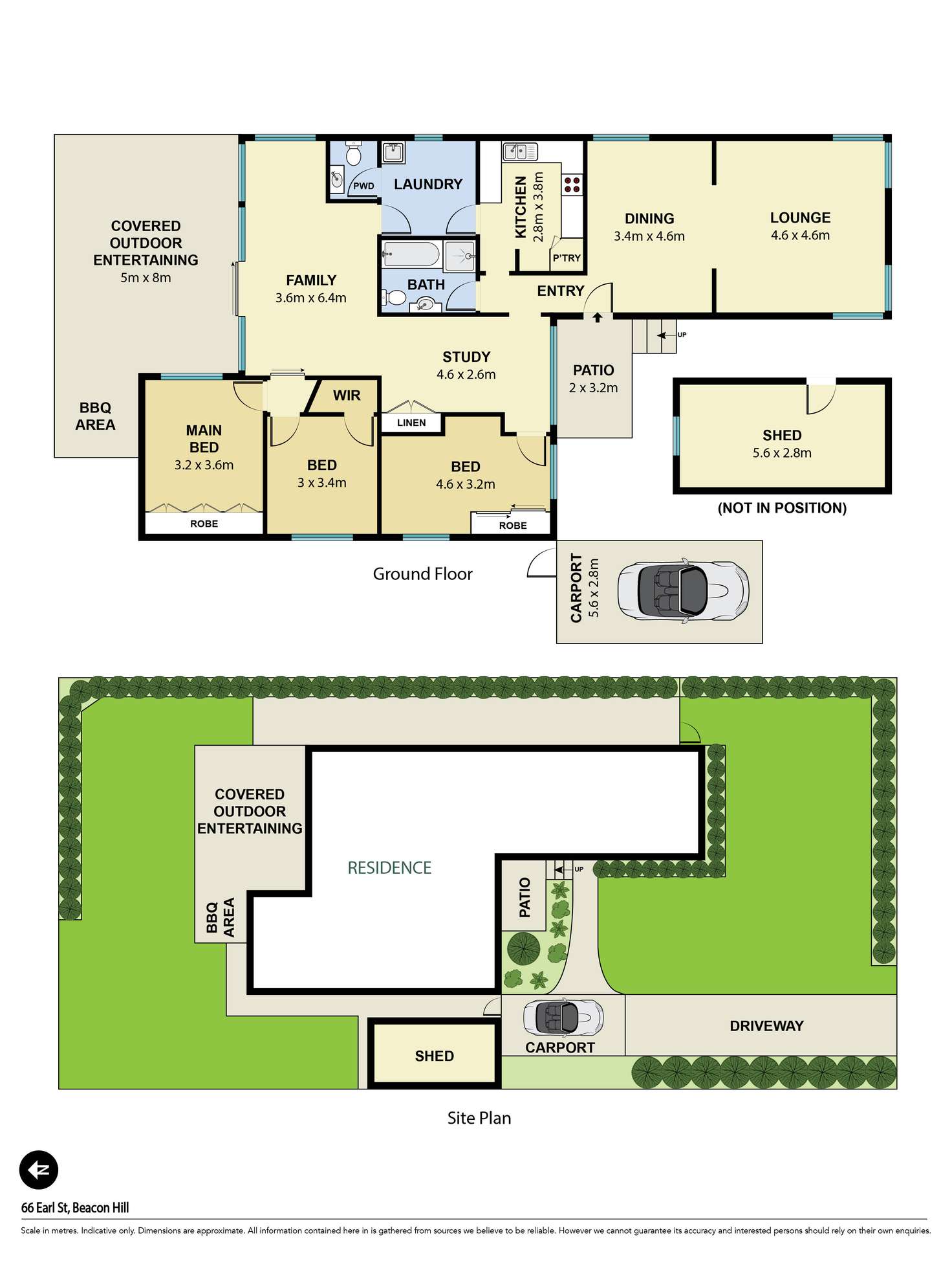 Floorplan of Homely house listing, 66 Earl Street, Beacon Hill NSW 2100