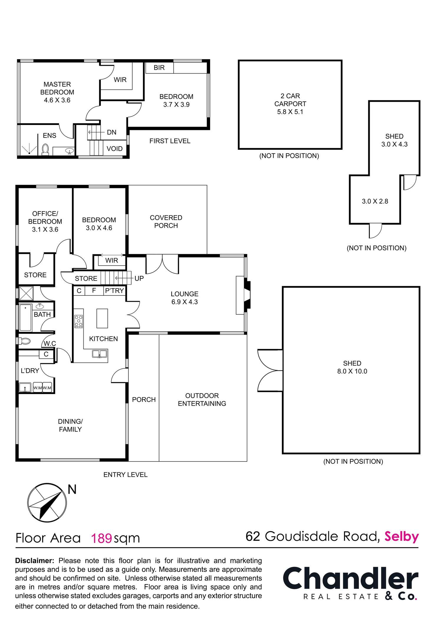 Floorplan of Homely house listing, 62 Goudiesdale Road, Selby VIC 3159