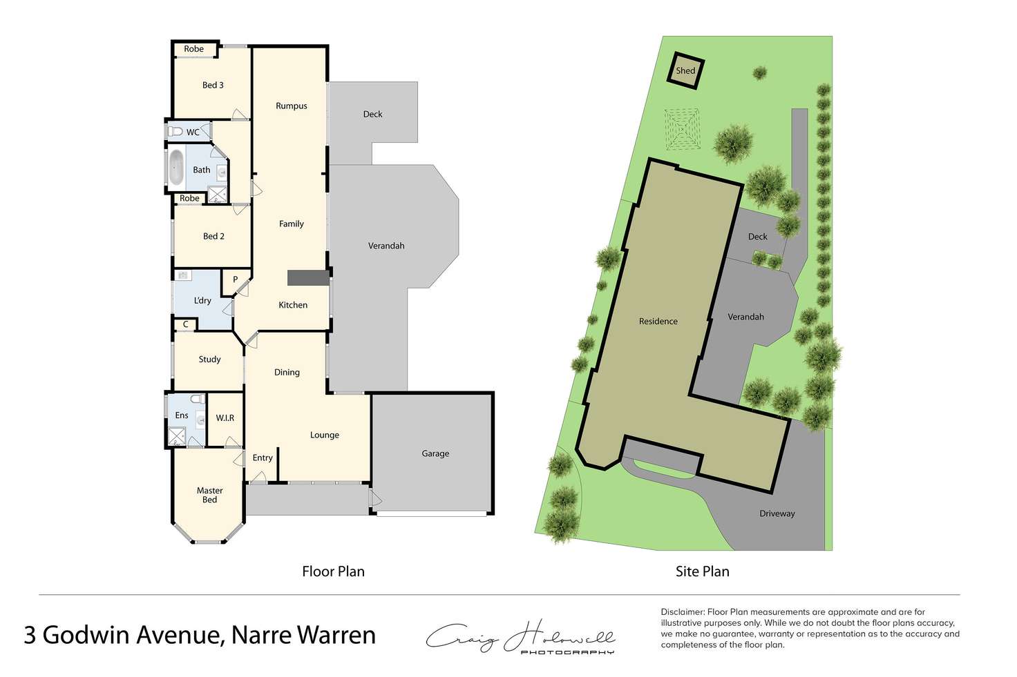 Floorplan of Homely house listing, 3 Godwin Avenue, Narre Warren VIC 3805