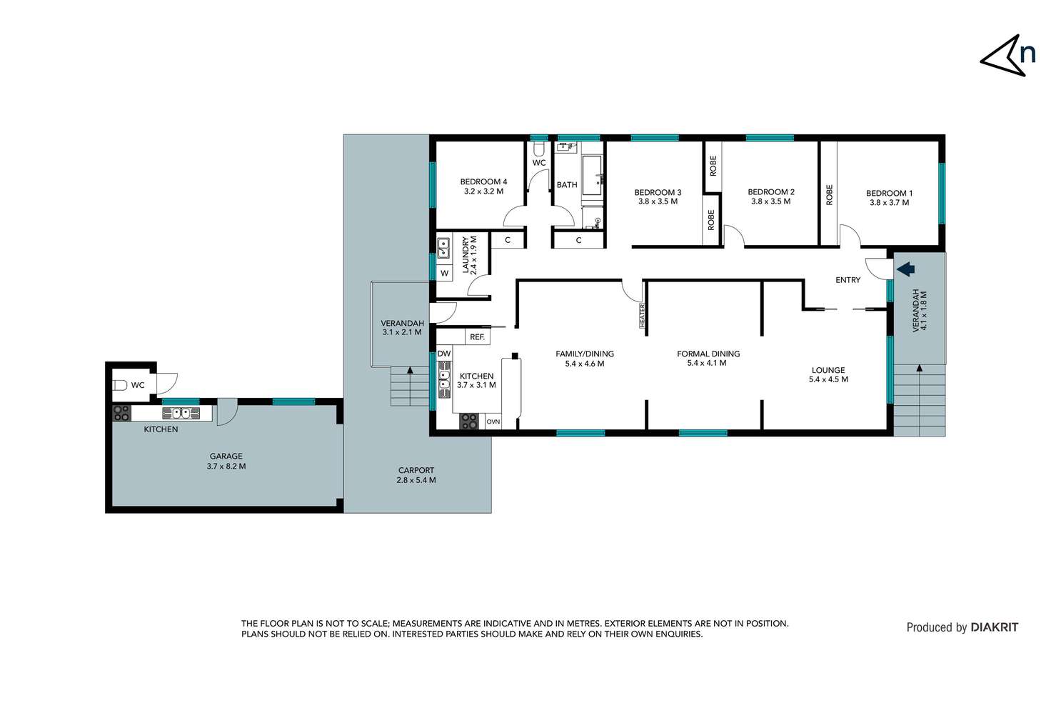 Floorplan of Homely house listing, 40 Gladstone Street, Thomastown VIC 3074