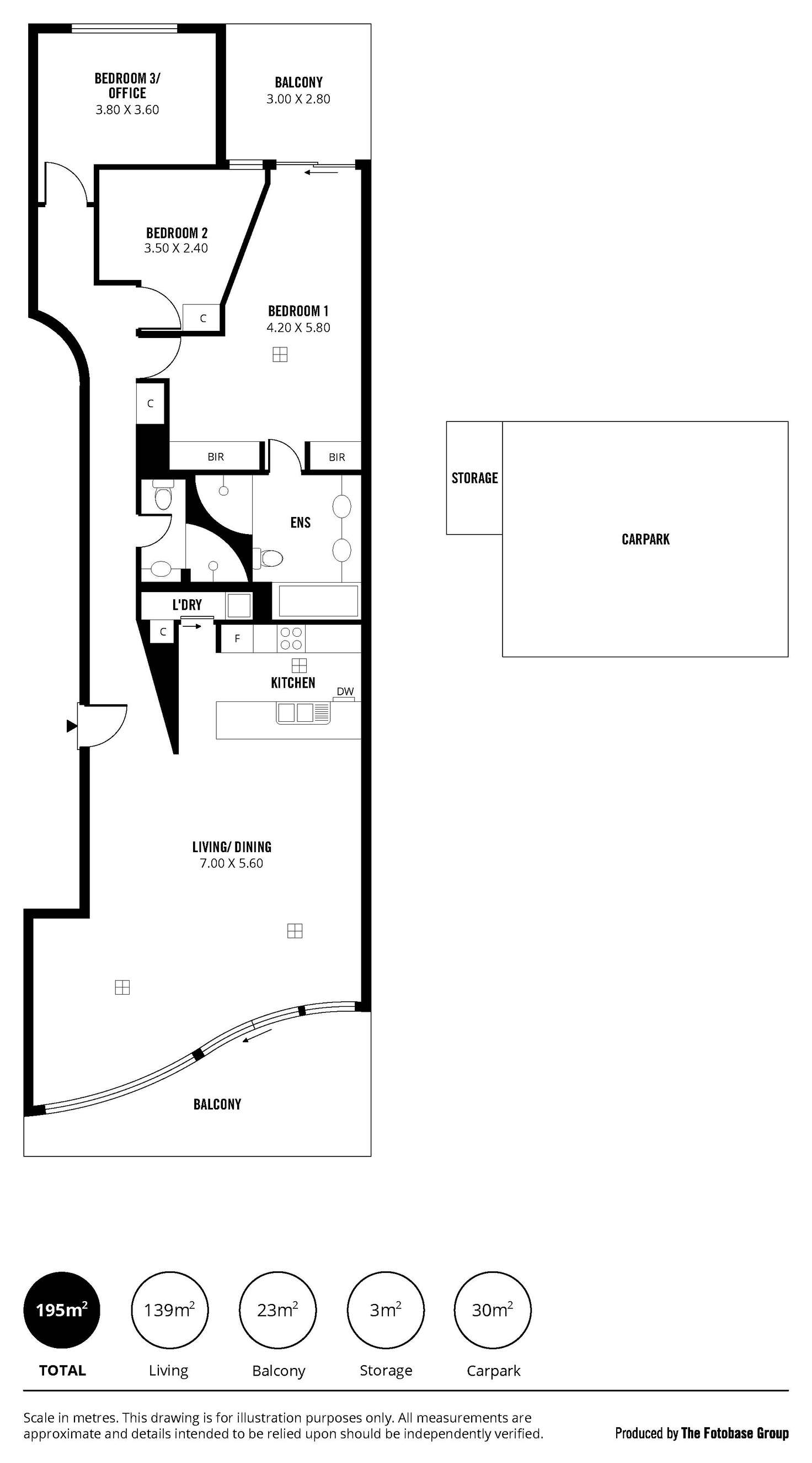 Floorplan of Homely apartment listing, 6B/2-6 Hurtle Square, Adelaide SA 5000