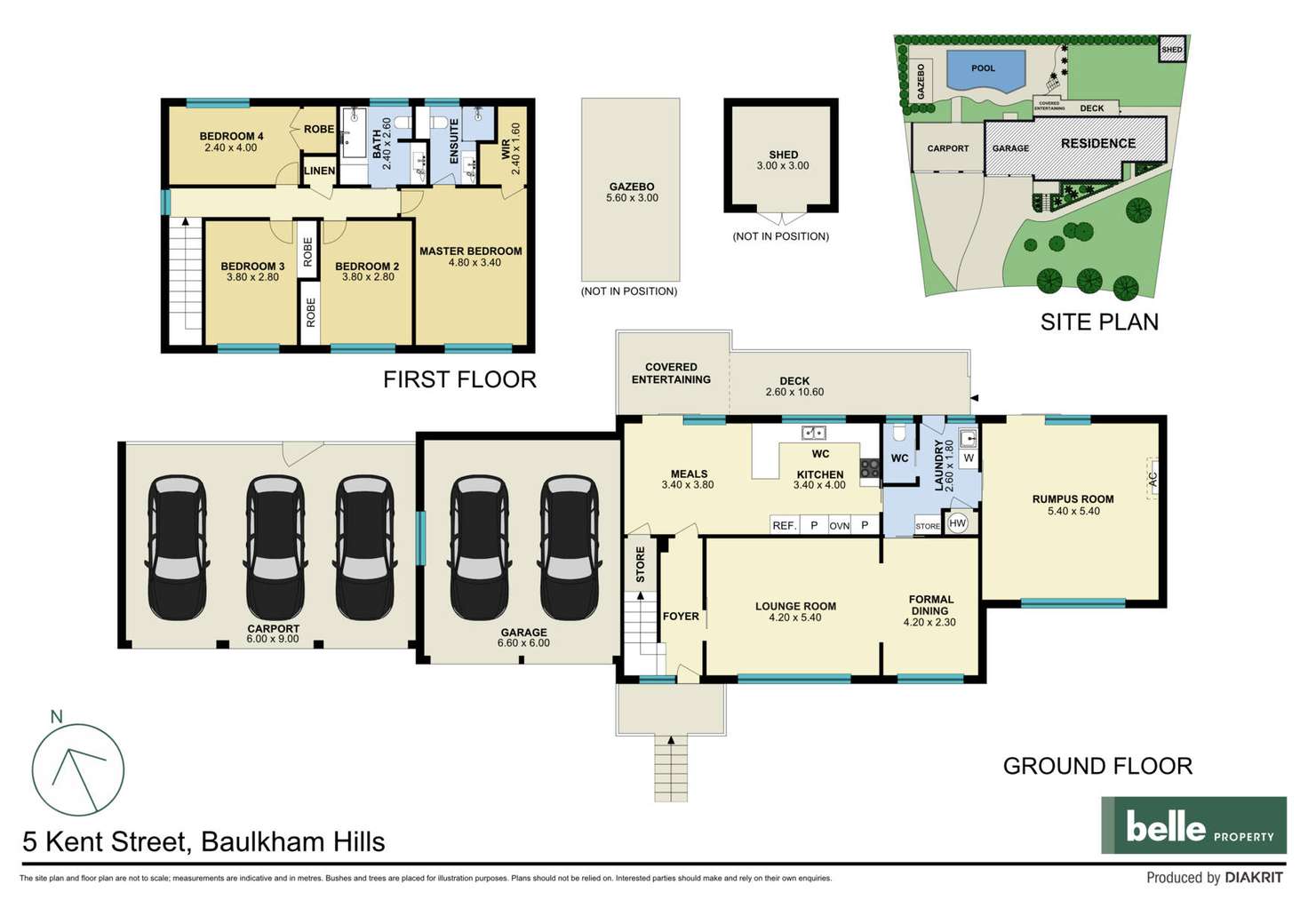 Floorplan of Homely house listing, 5 Kent Street, Baulkham Hills NSW 2153