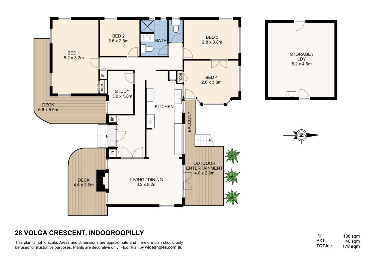 Floorplan of Homely house listing, 28 Volga Crescent, Indooroopilly QLD 4068