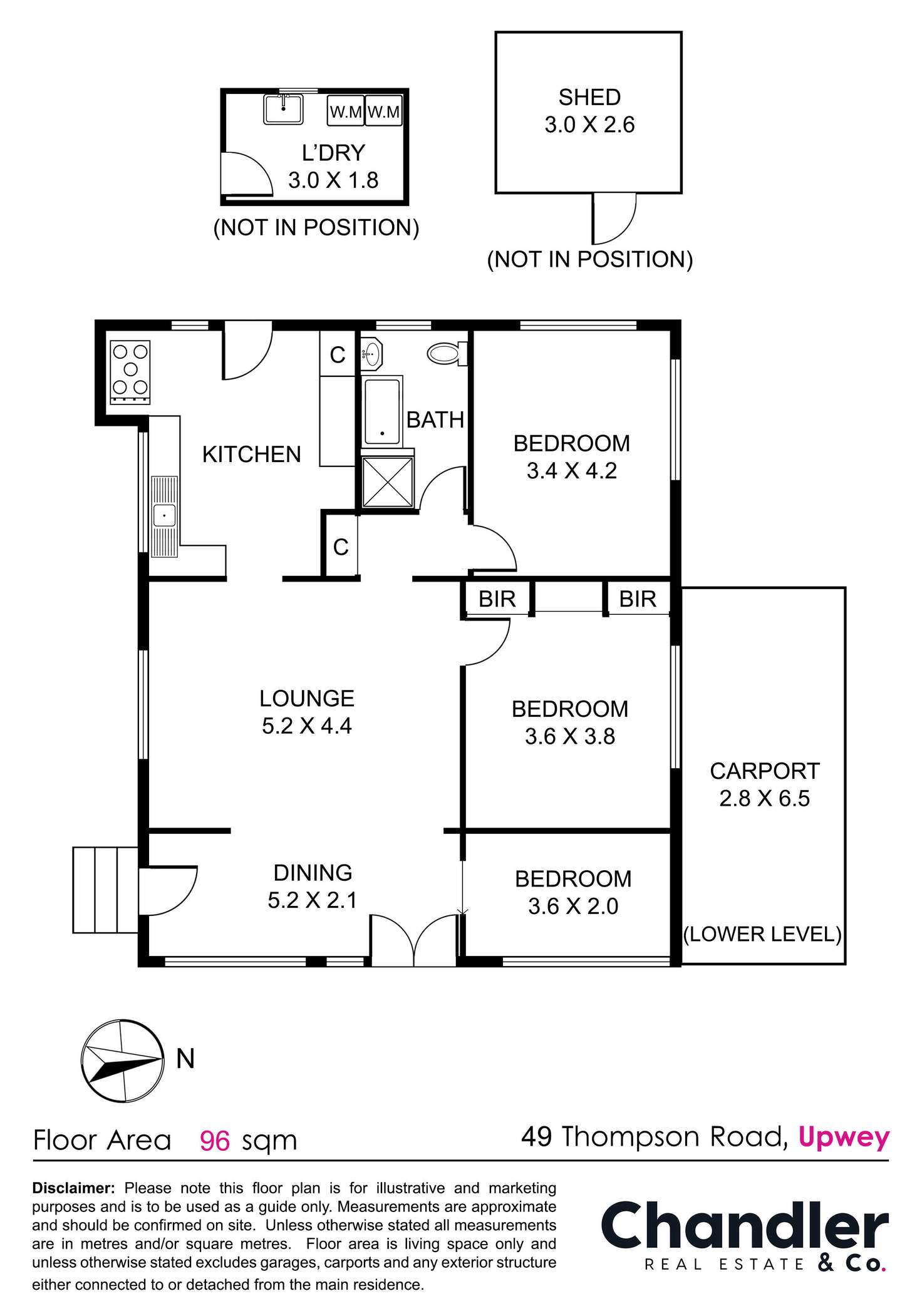 Floorplan of Homely house listing, 49 Thompson Road, Upwey VIC 3158